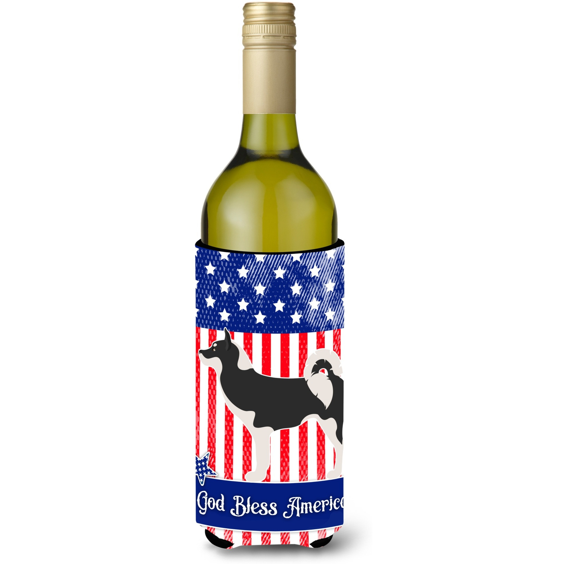 &quotCaroline's Treasures Greenland Dog American Decorative Bottle Hugger, 750 ml, Multicolor"
