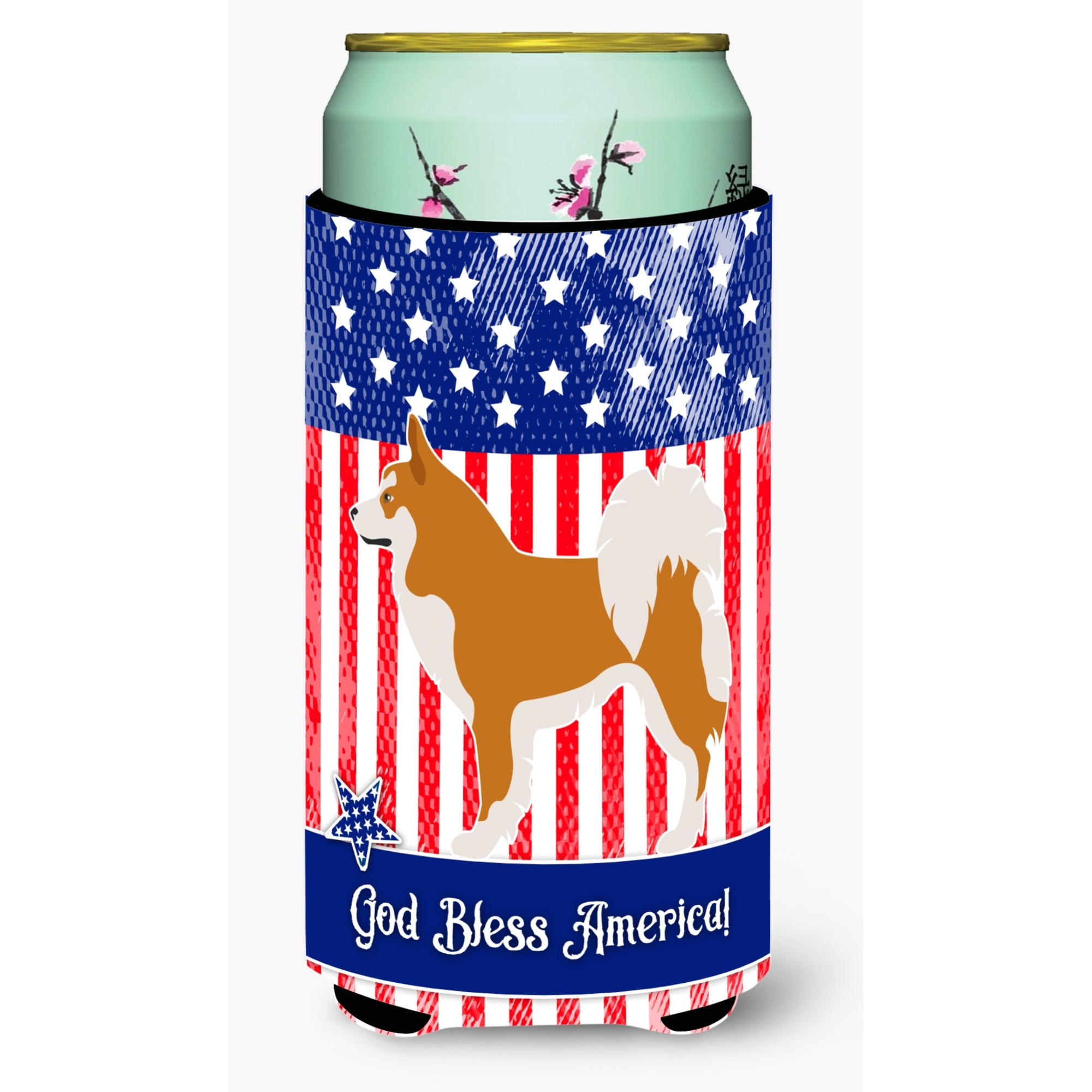 &quotCaroline's Treasures Icelandic Sheepdog American Decorative Can Hugger, Tall Boy, Multicolor"