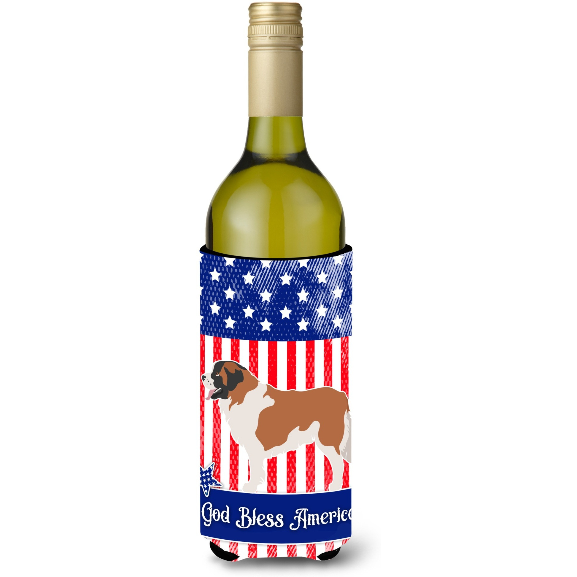 &quotCaroline's Treasures Moscow Watchdog American Decorative Bottle Hugger, 750 ml, Multicolor"