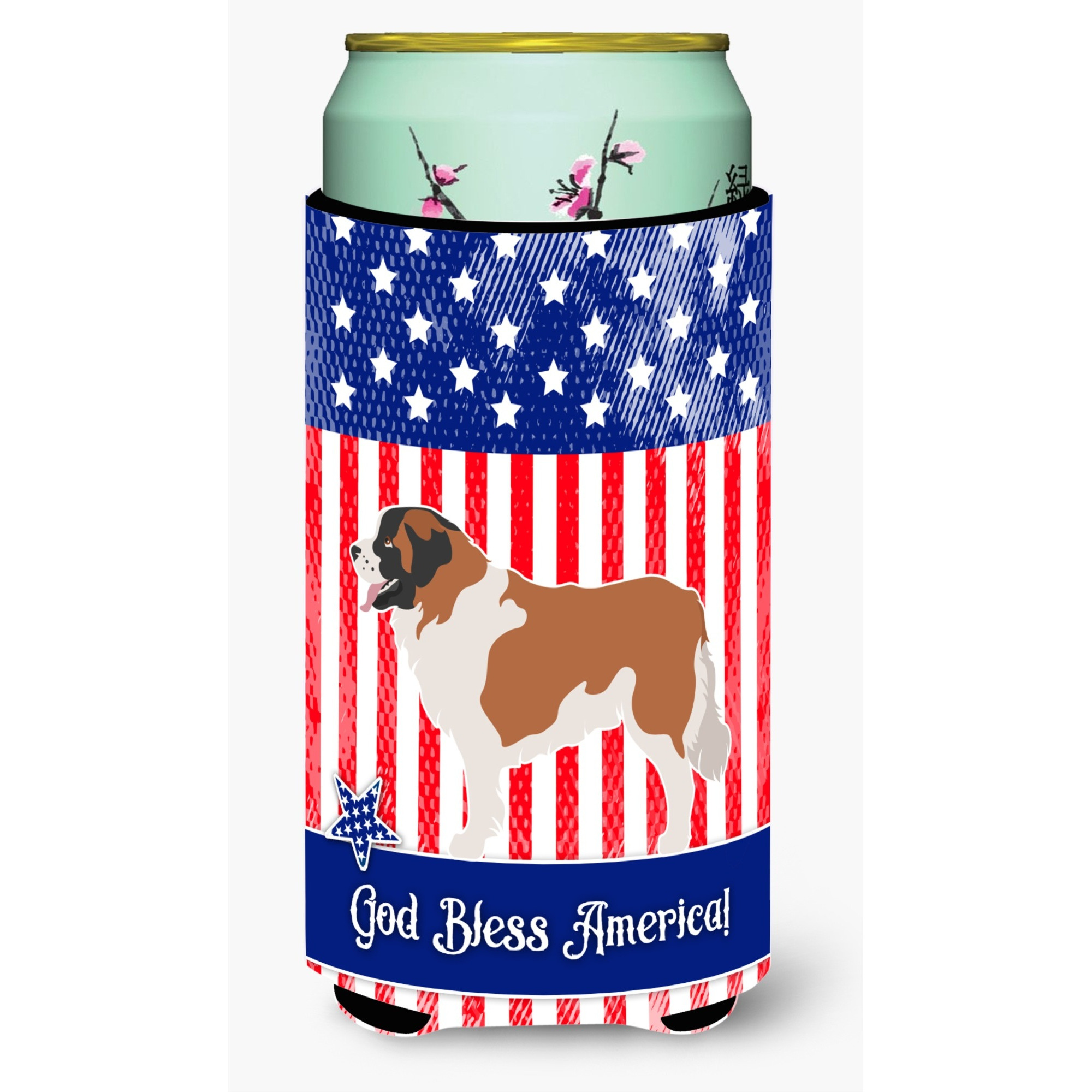 &quotCaroline's Treasures Moscow Watchdog American Decorative Can Hugger, Tall Boy, Multicolor"