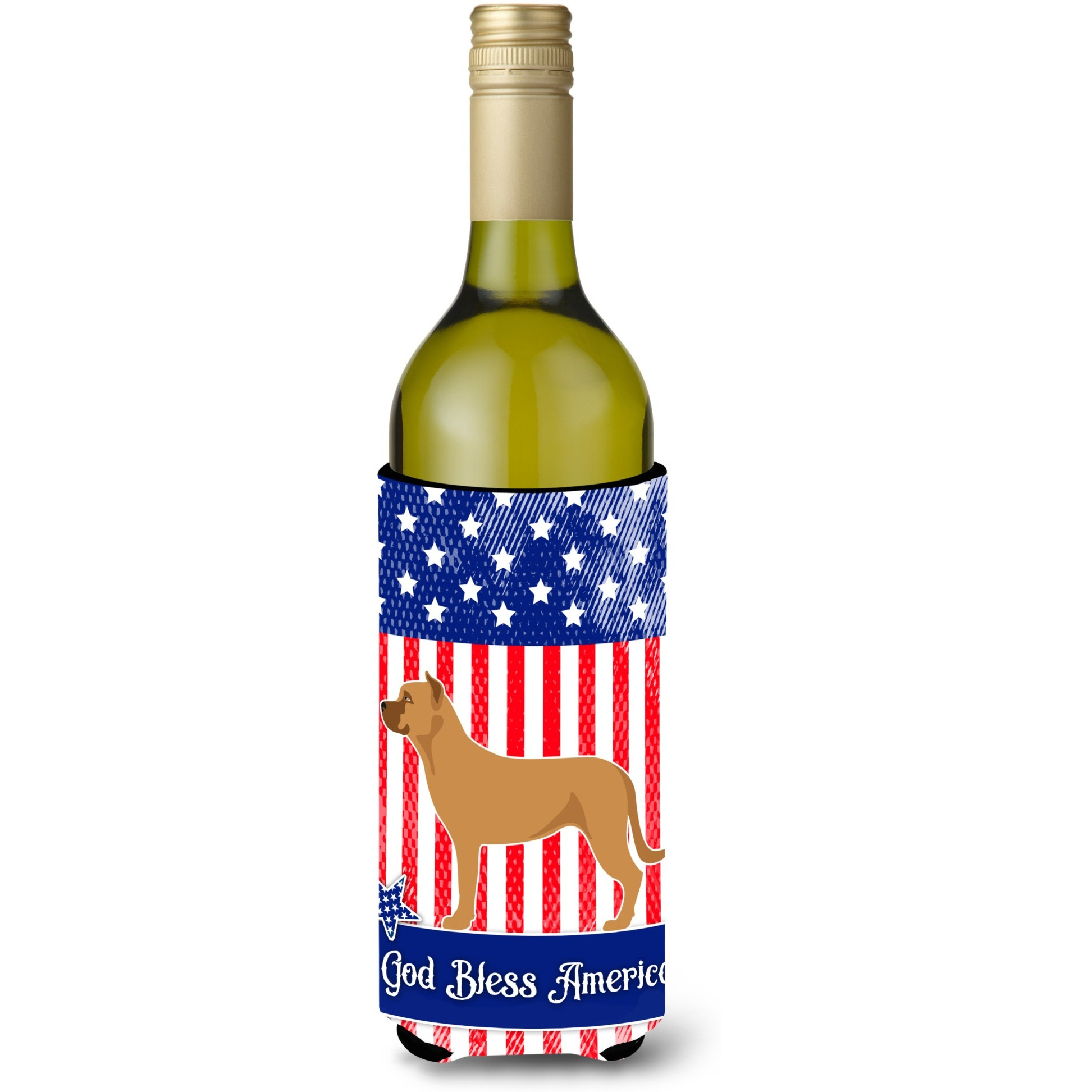 &quotCaroline's Treasures Alano Espanol Spanish Bulldog American Decorative Bottle Hugger, 750 ml, Multicolor"