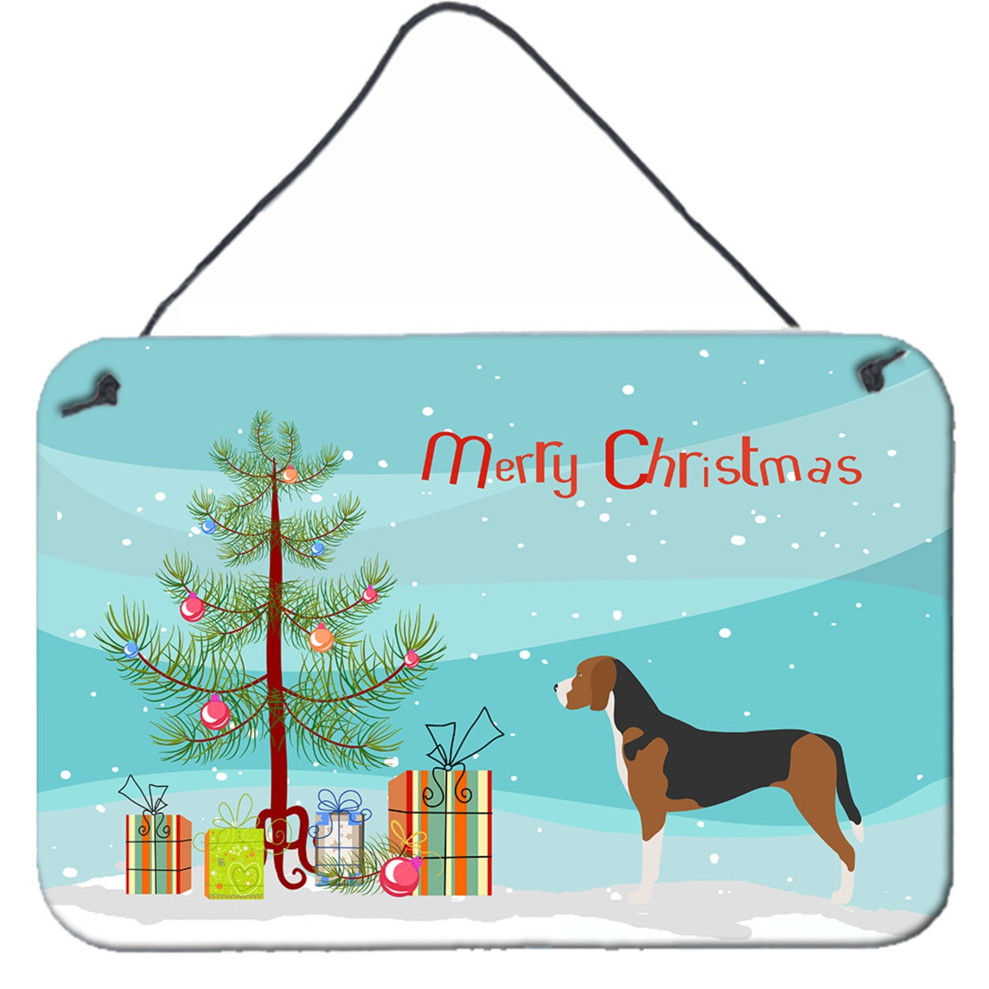 &quotCaroline's Treasures Hamiltonstvare Metal Print, 8hx12w, Christmas Tree"