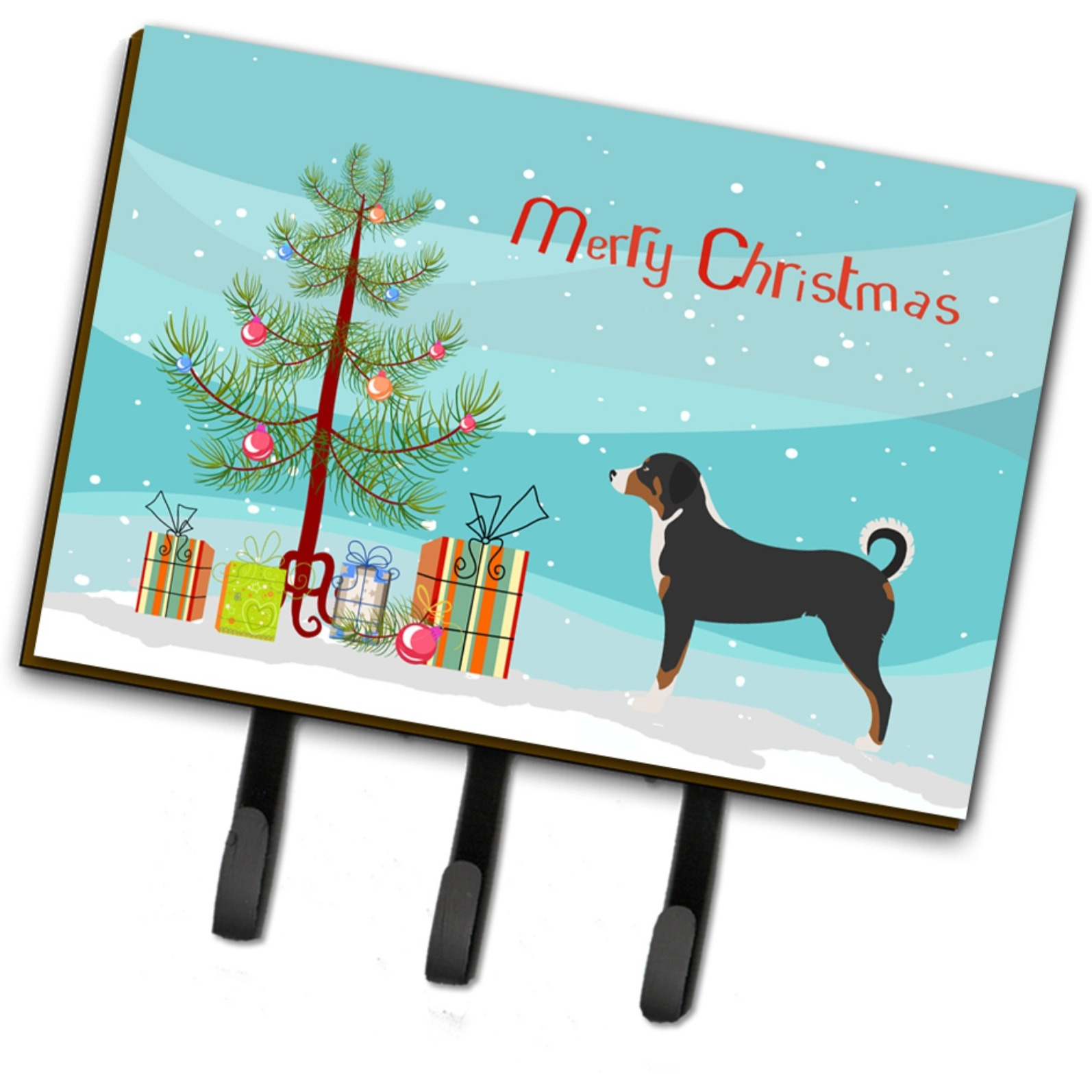 &quotCaroline's Treasures Appenzeller Sennenhund Christmas Wall Hook, Triple, Multicolor"