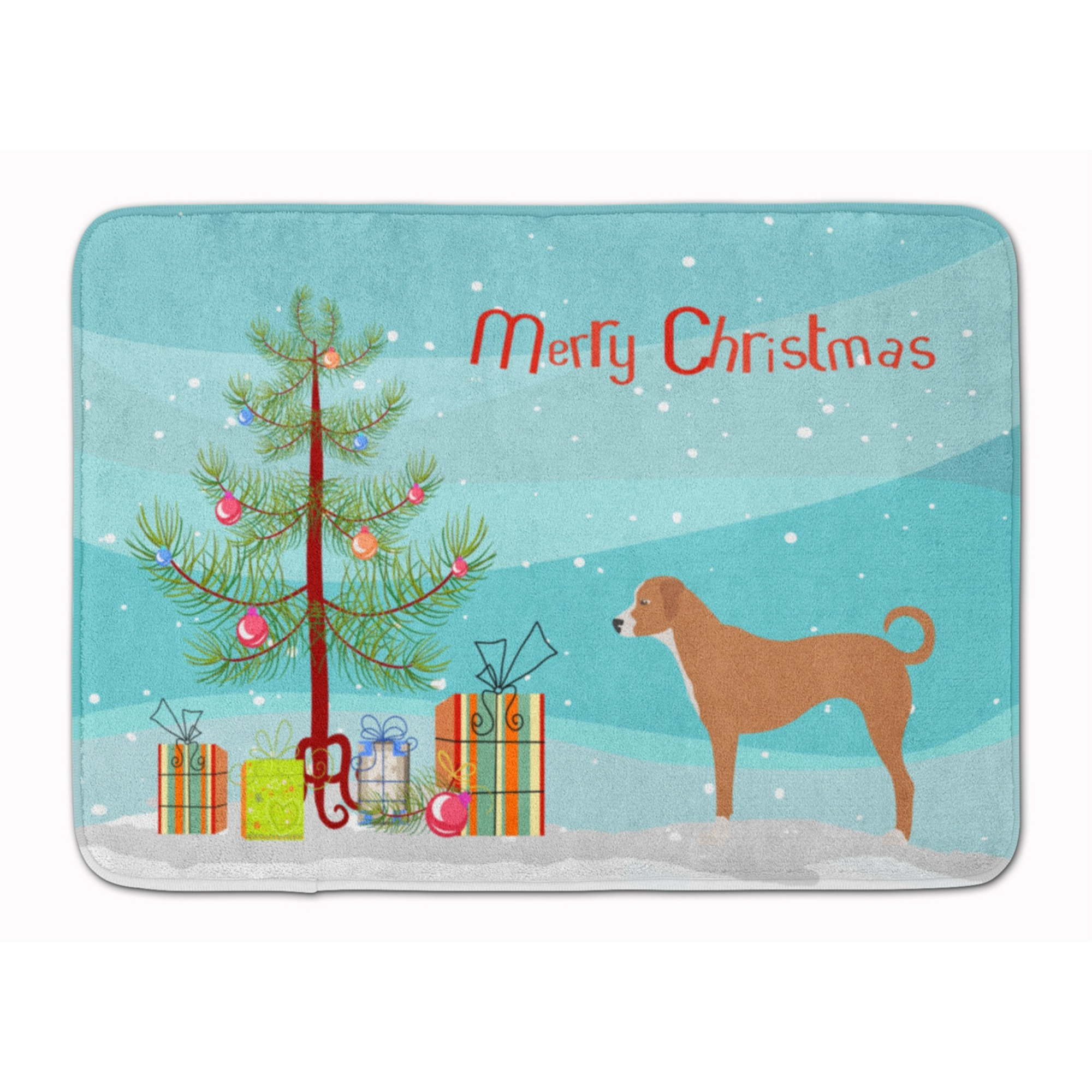 &quotCaroline's Treasures Australian Pinscher Christmas Floor Mat, 19hx27w, Multicolor"