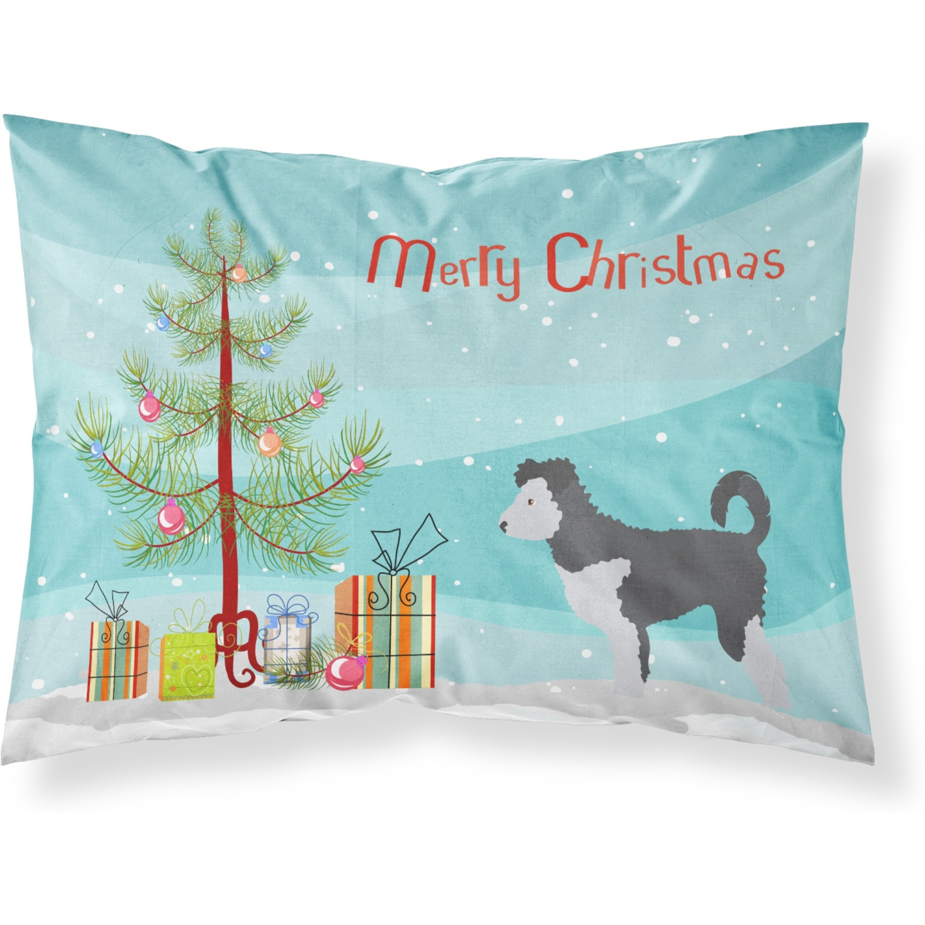 &quotCaroline's Treasures PUMI Pillowcase, Standard, Christmas Tree"