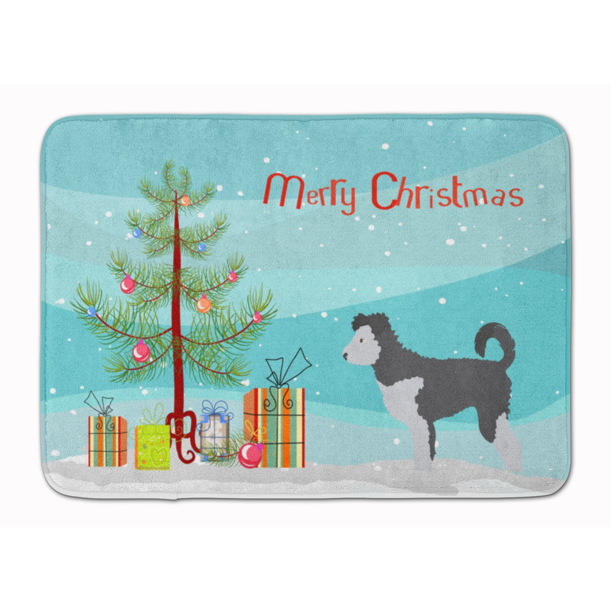 &quotCaroline's Treasures Pumi Christmas Floor Mat, 19hx27w, Multicolor"