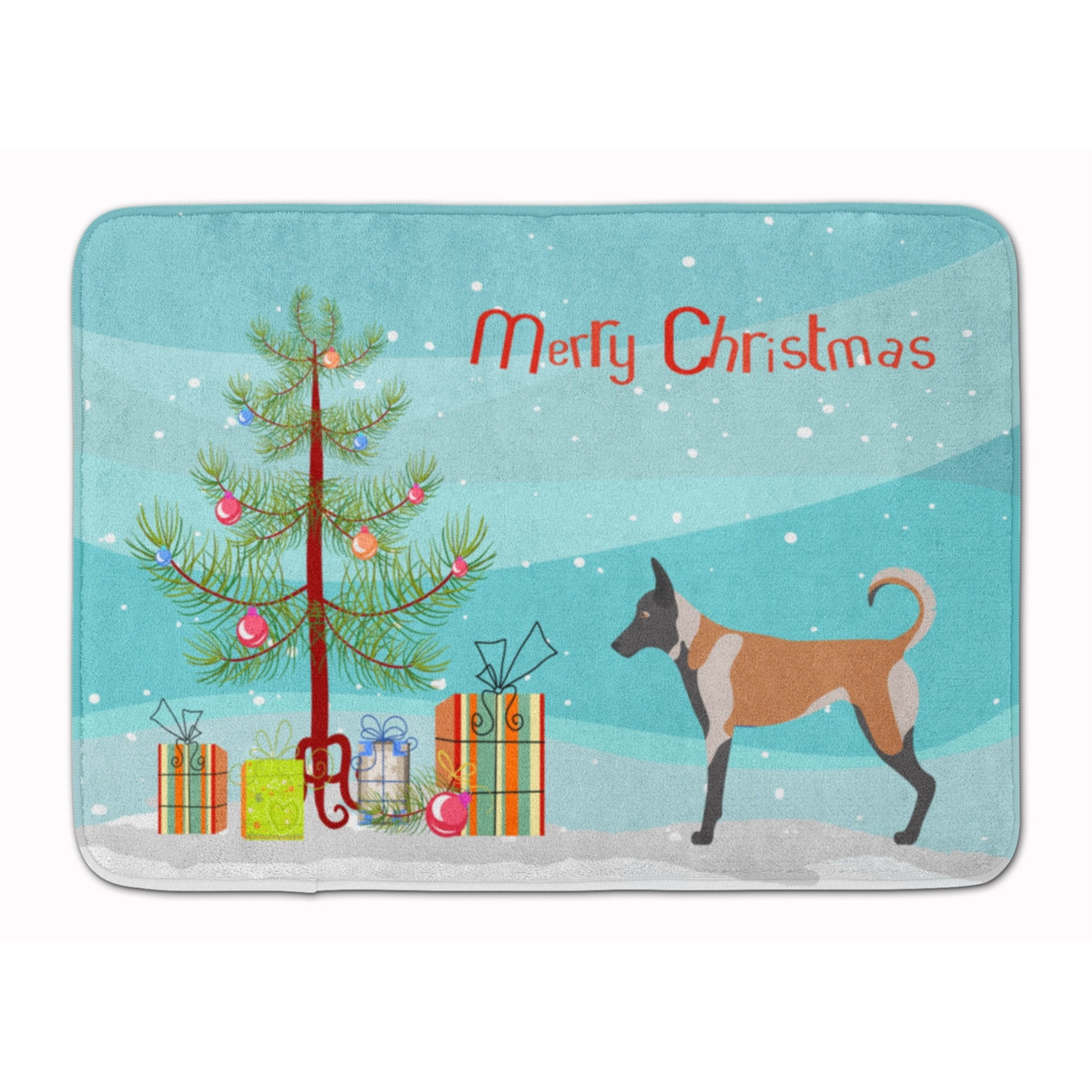 &quotCaroline's Treasures Malinois Christmas Floor Mat, 19hx27w, Multicolor"