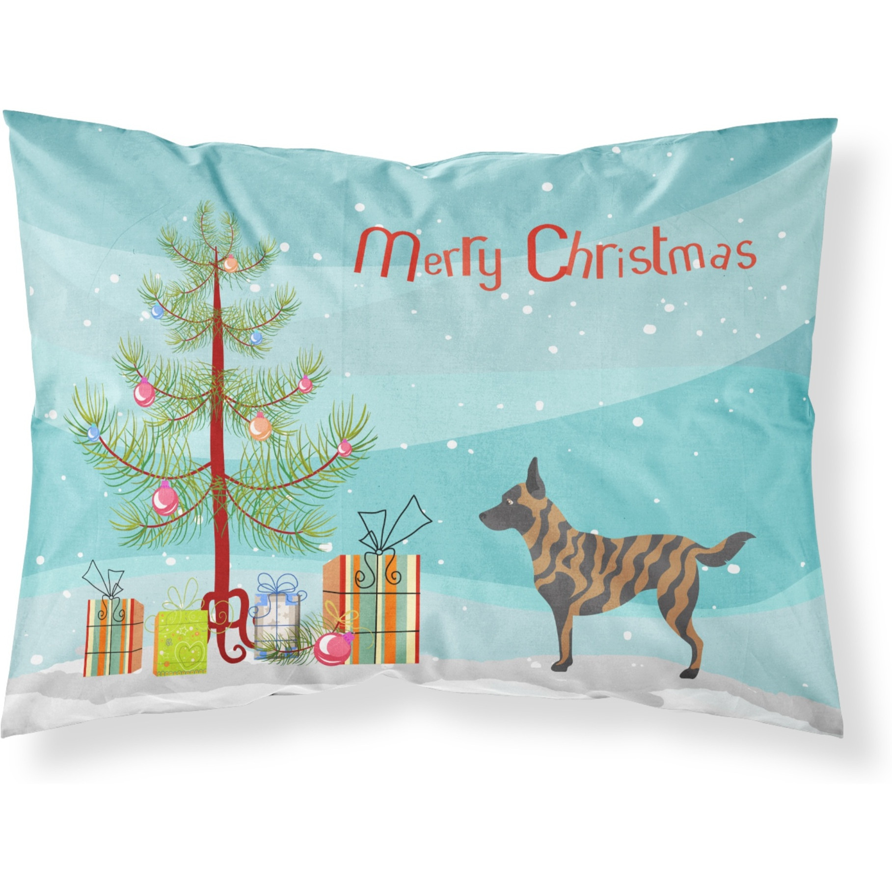 &quotCaroline's Treasures Dutch Shepherd Christmas Pillowcase, Standard, Tree"