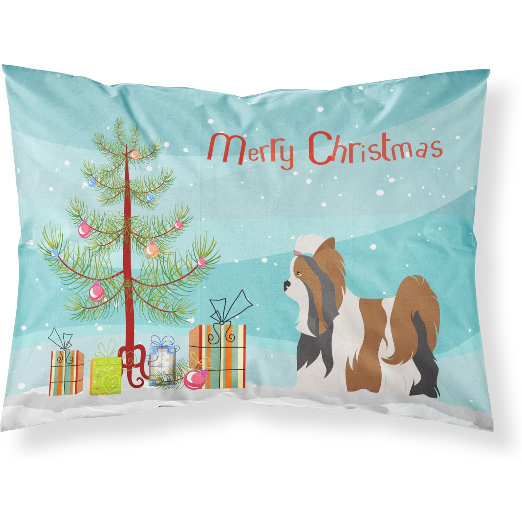 &quotCaroline's Treasures Biewer Terrier Christmas Pillowcase, Standard, Tree"