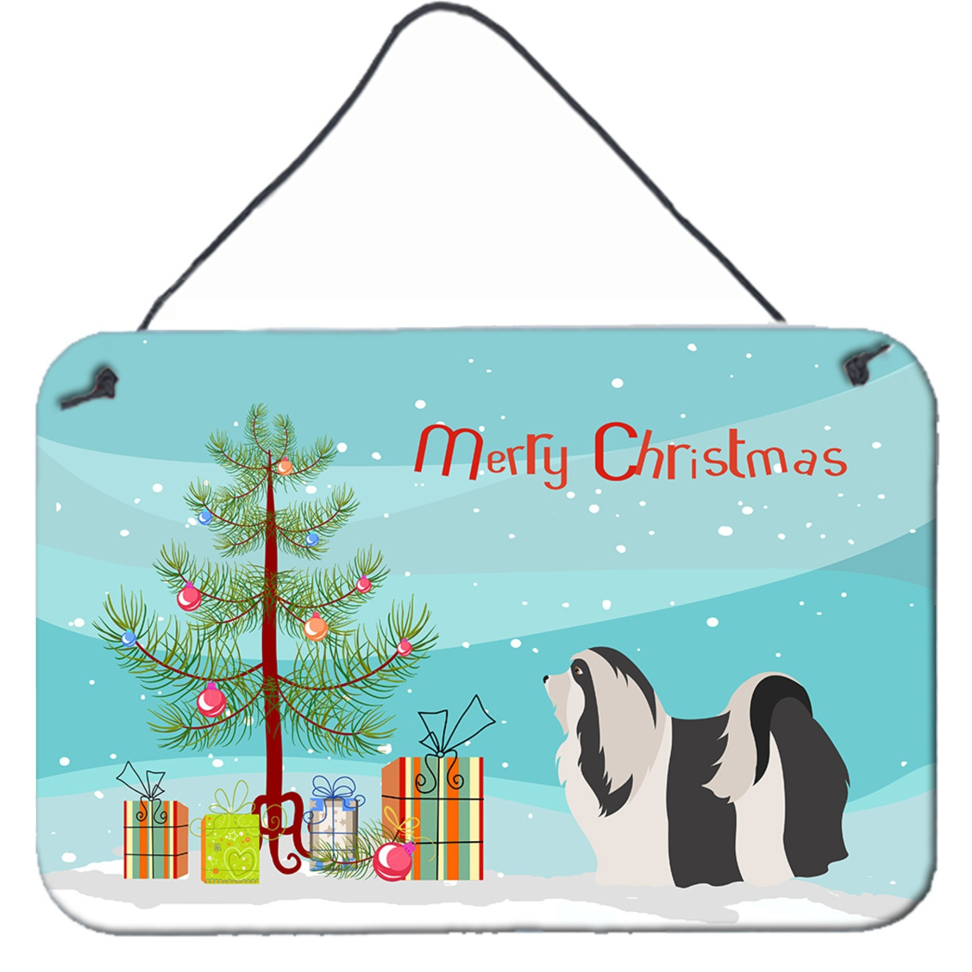 &quotCaroline's Treasures Havanese Christmas Metal Print, 8hx12w, Multicolor"