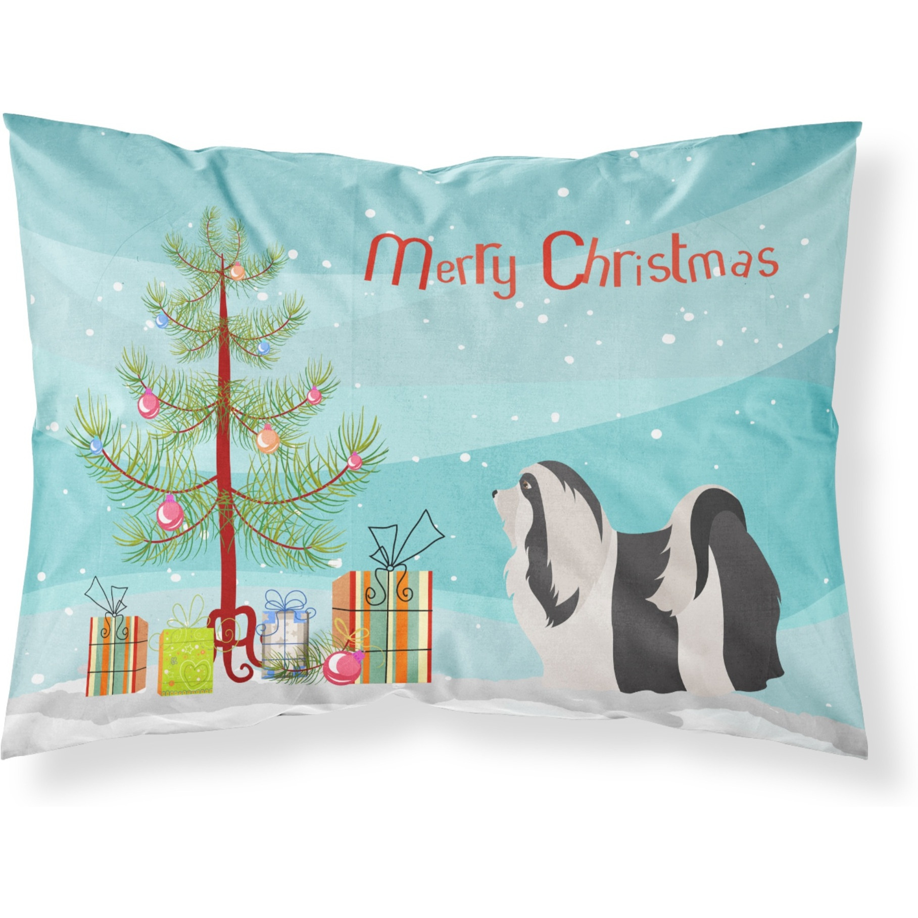&quotCaroline's Treasures Havanese Pillowcase, Standard, Christmas Tree"