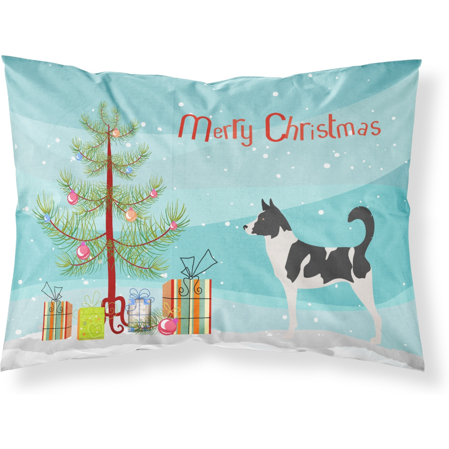 &quotCaroline's Treasures Canaan Dog Pillowcase, Standard, Christmas Tree"