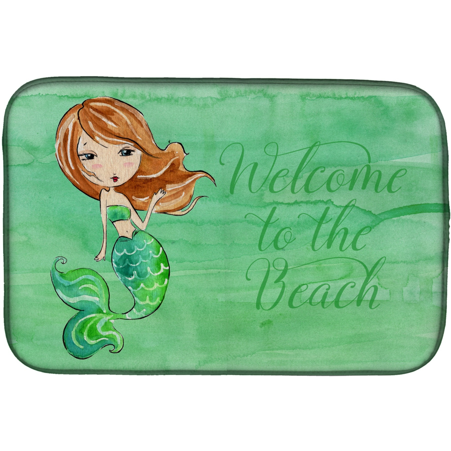 &quotCaroline's Treasures BB8515DDM Dish Drying Mat, 14"" x 21"", Multicolor"