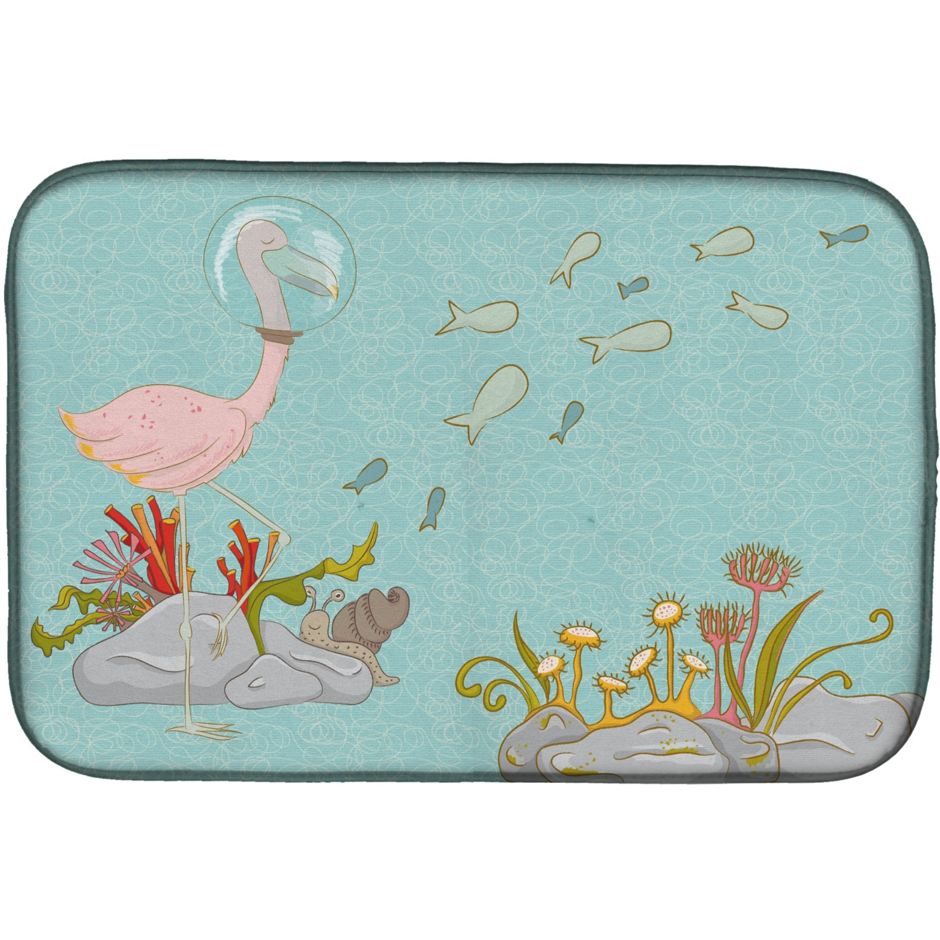 &quotCaroline's Treasures BB8535DDM Dish Drying Mat, 14 x 21"