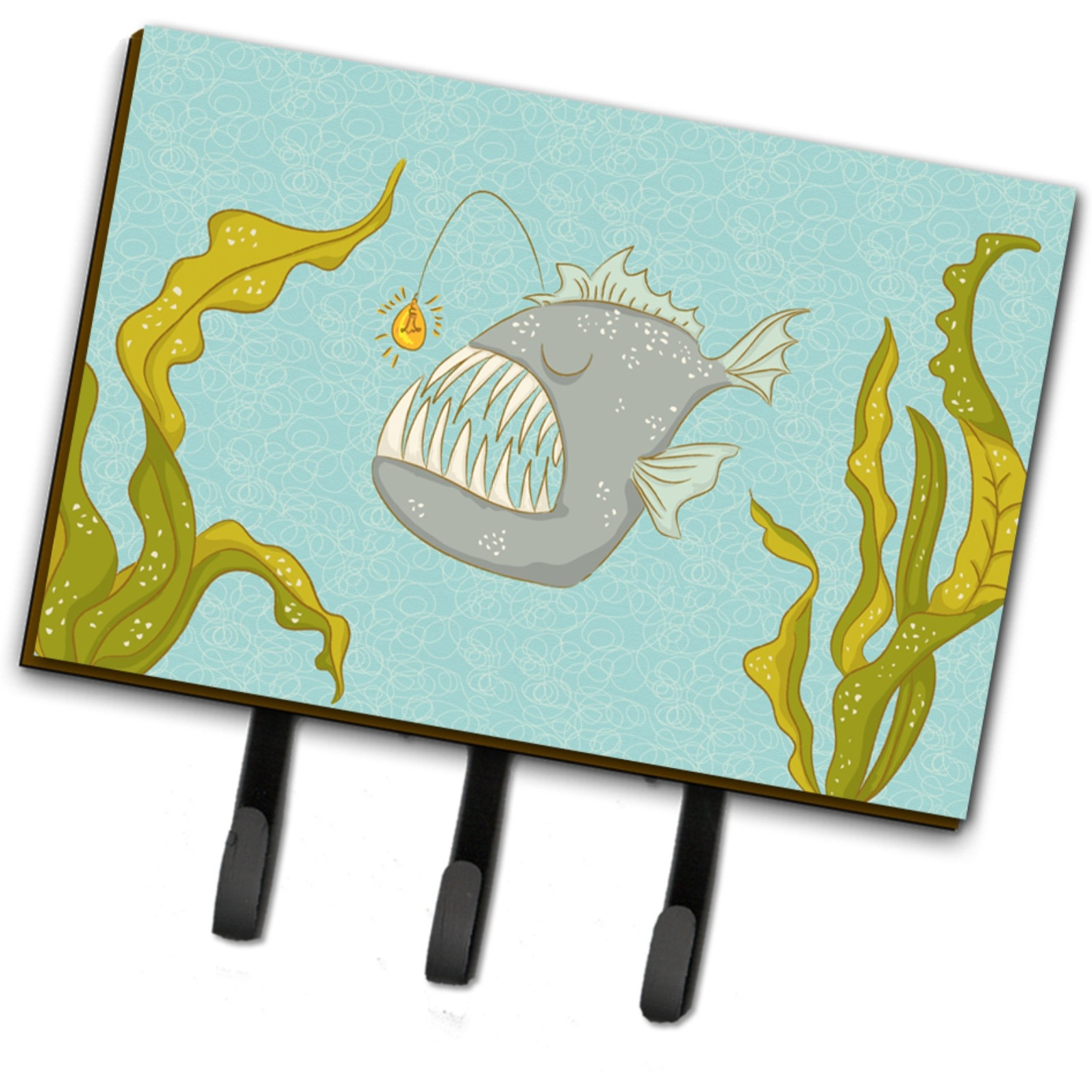 &quotCaroline's Treasures Frog Fish Wall Hook, Triple"