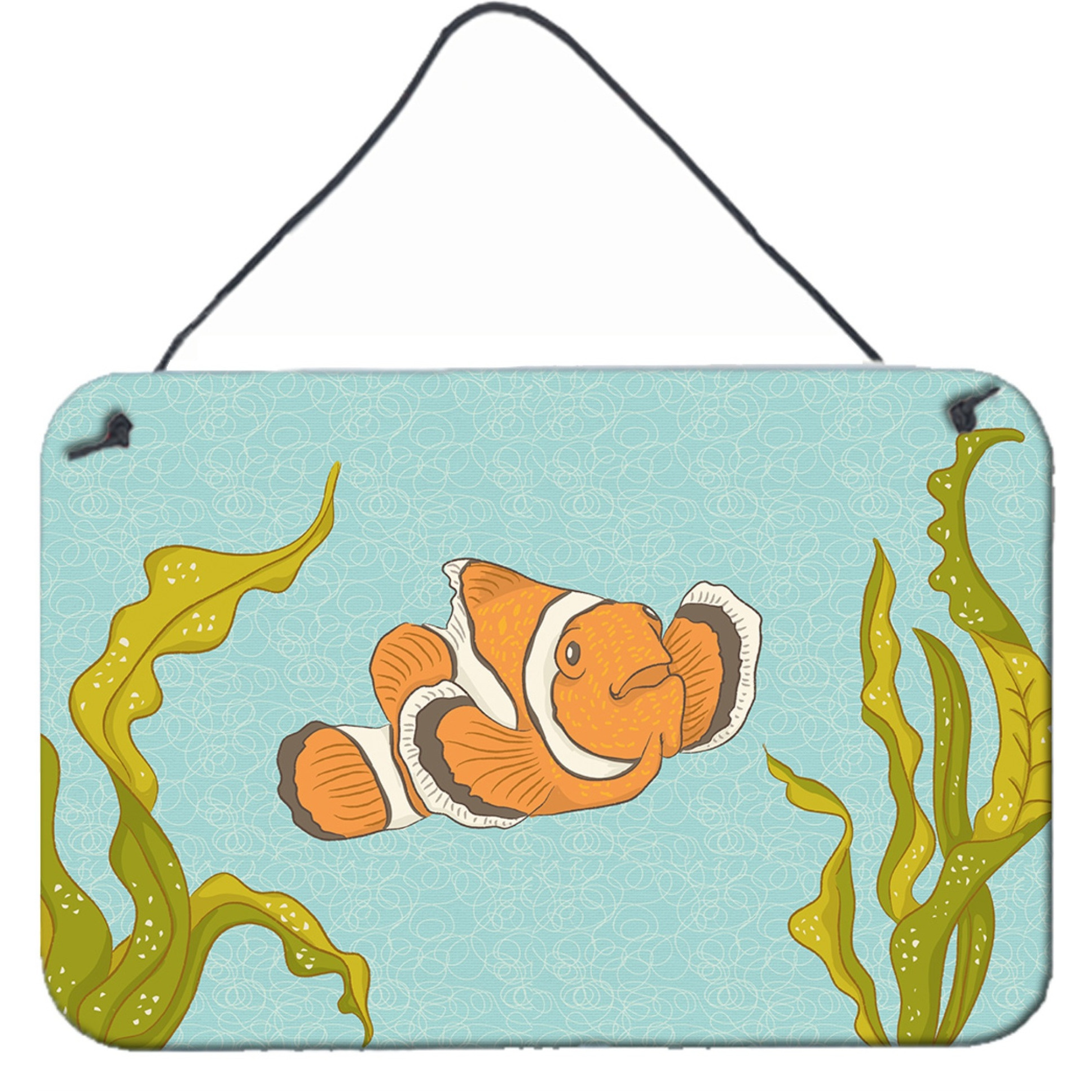 &quotCaroline's Treasures Clown Fish Metal Print, 8"" x 12"""