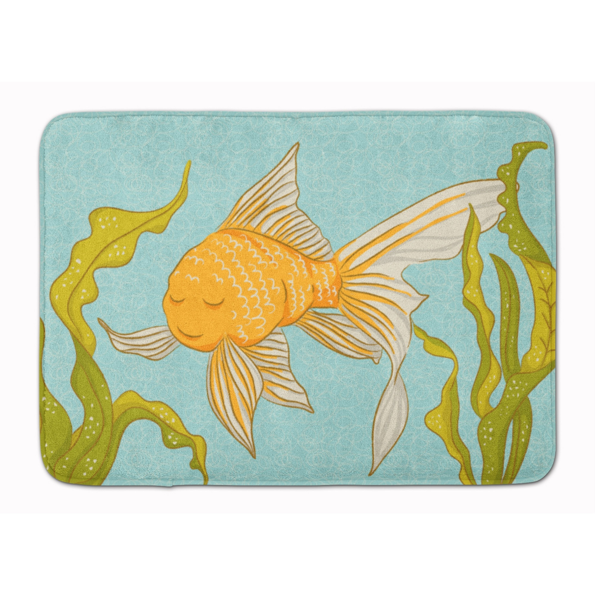 &quotCaroline's Treasures Gold Fish Floor Mat, 19"" x 27"", Multicolor"