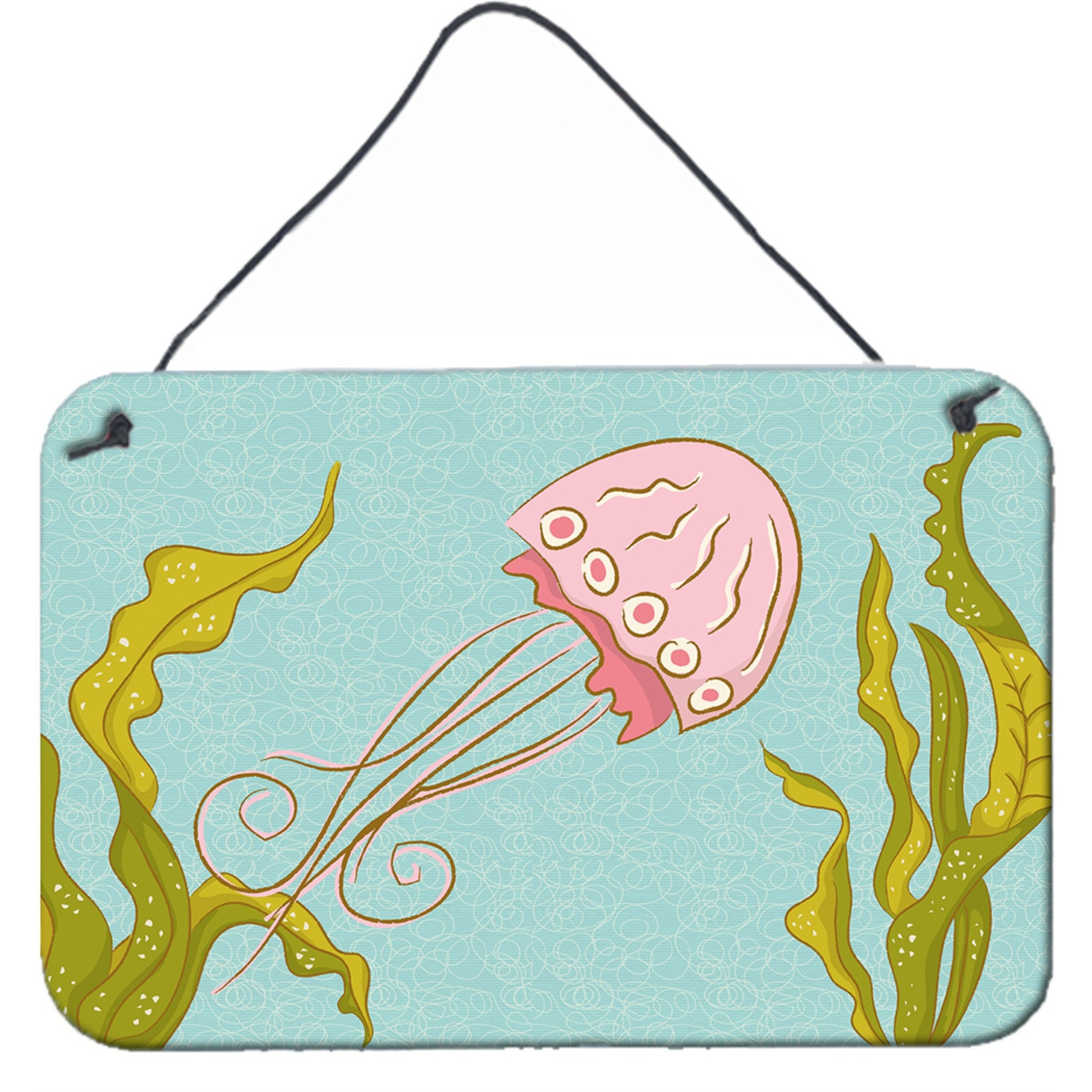 &quotCaroline's Treasures Jelly Fish Metal Print, 8"" x 12"""