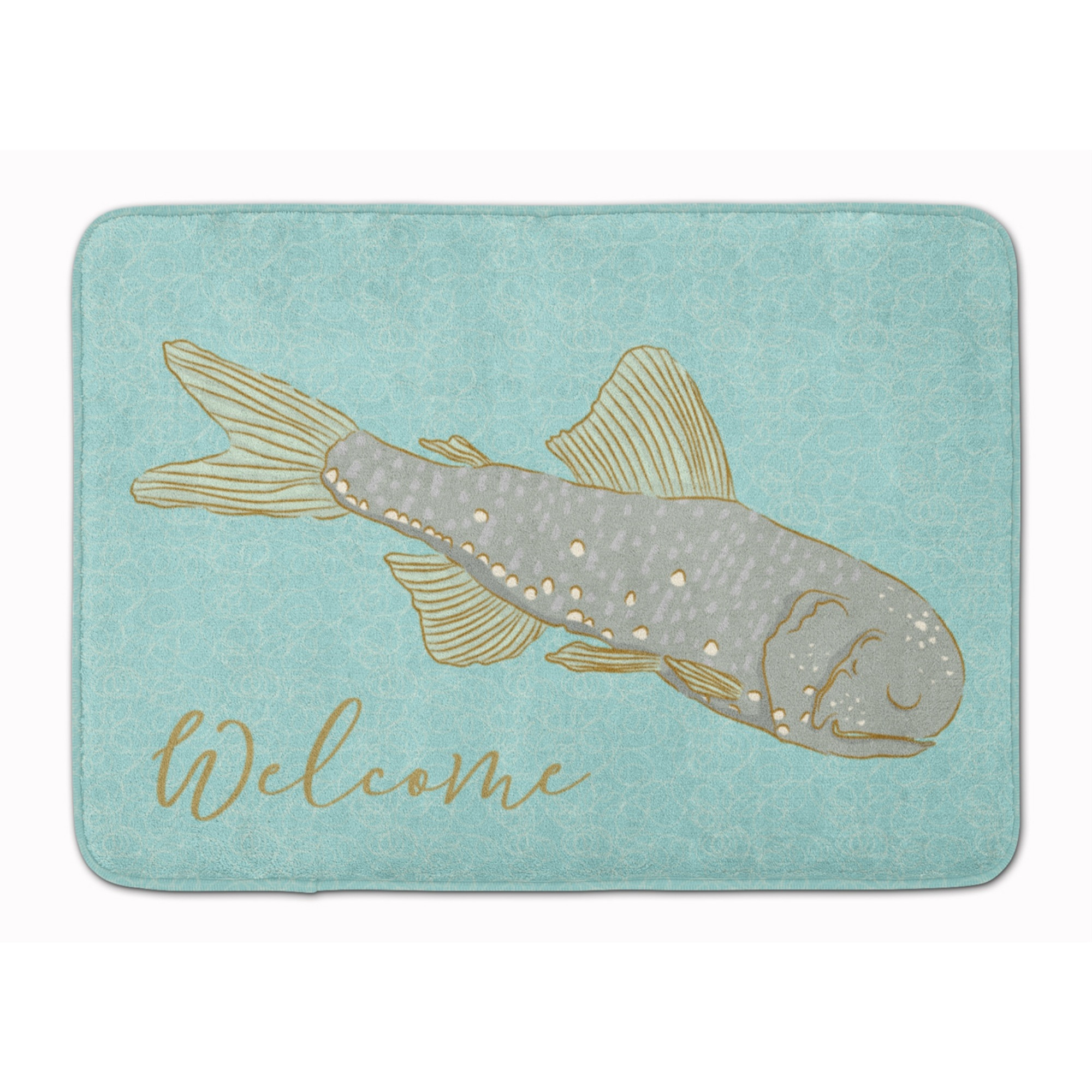 &quotCaroline's Treasures Fish Welcome Floor Mat, 19"" x 27"", Multicolor"