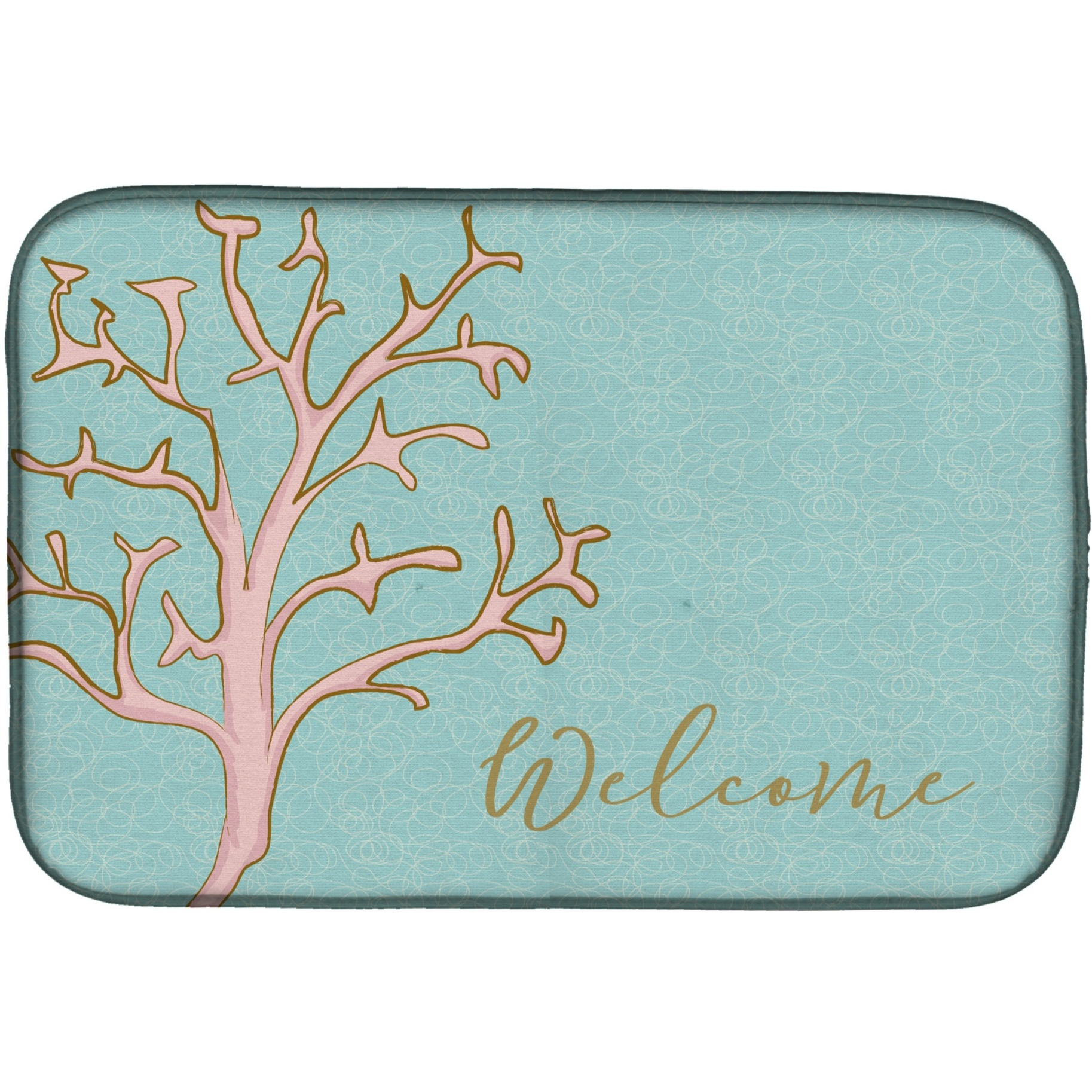 &quotCaroline's Treasures BB8556DDM Dish Drying Mat, 14"" x 21"""