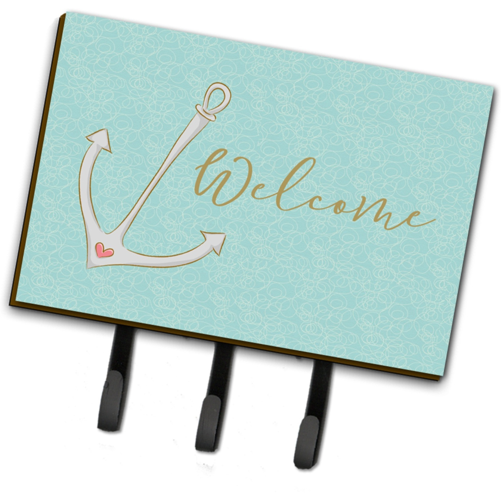 &quotCaroline's Treasures Anchor Welcome Wall Hook, Triple"