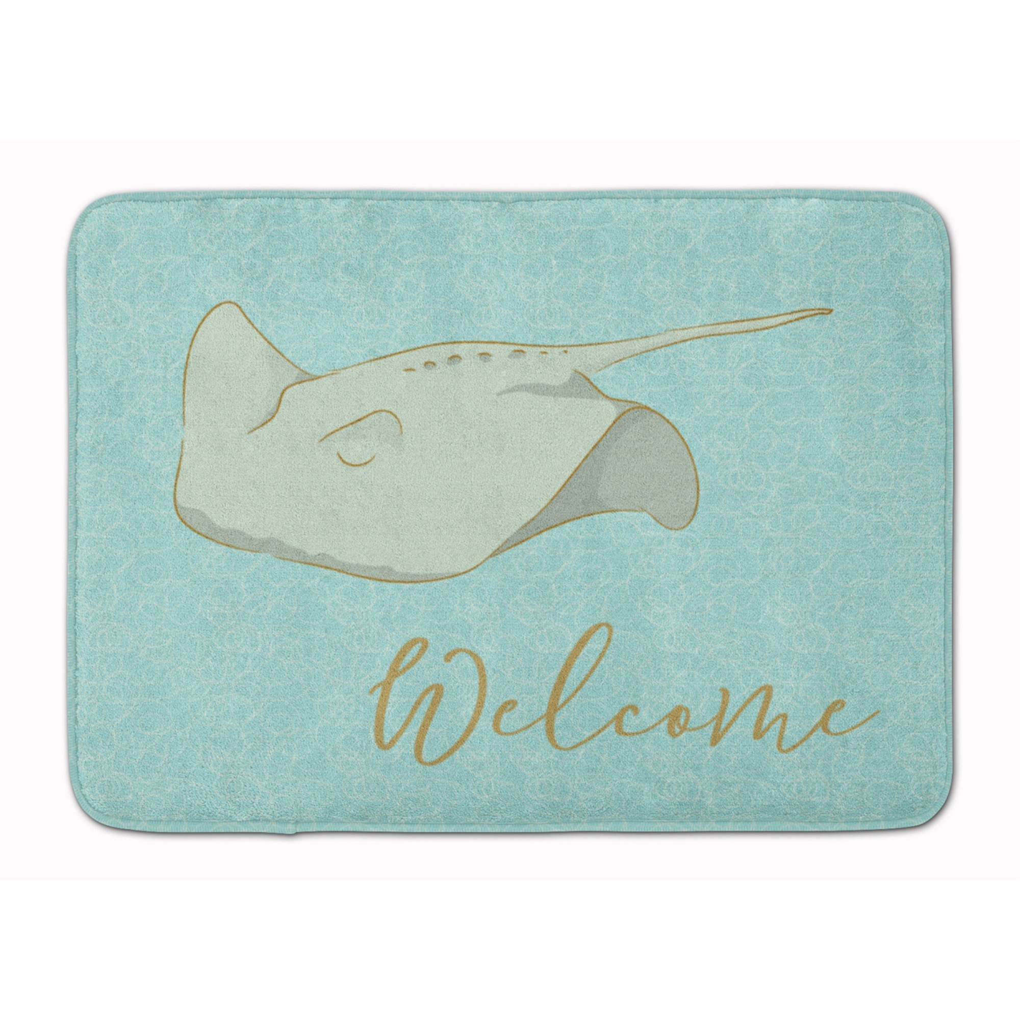 &quotCaroline's Treasures Sting Ray Welcome Floor Mat, 19"" x 27"", Multicolor"