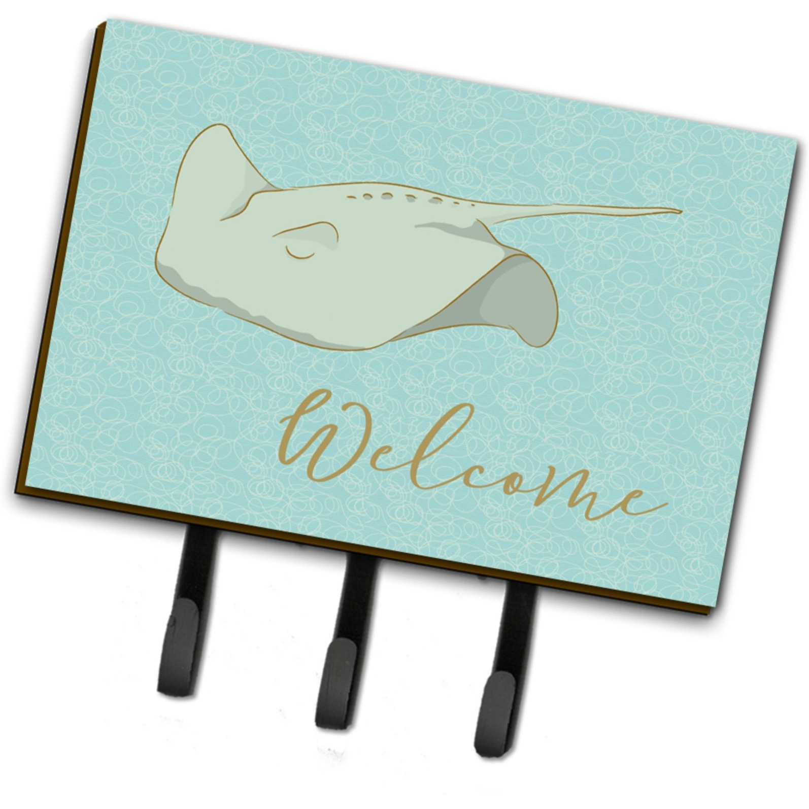 &quotCaroline's Treasures Sting Ray Welcome Wall Hook, Triple"