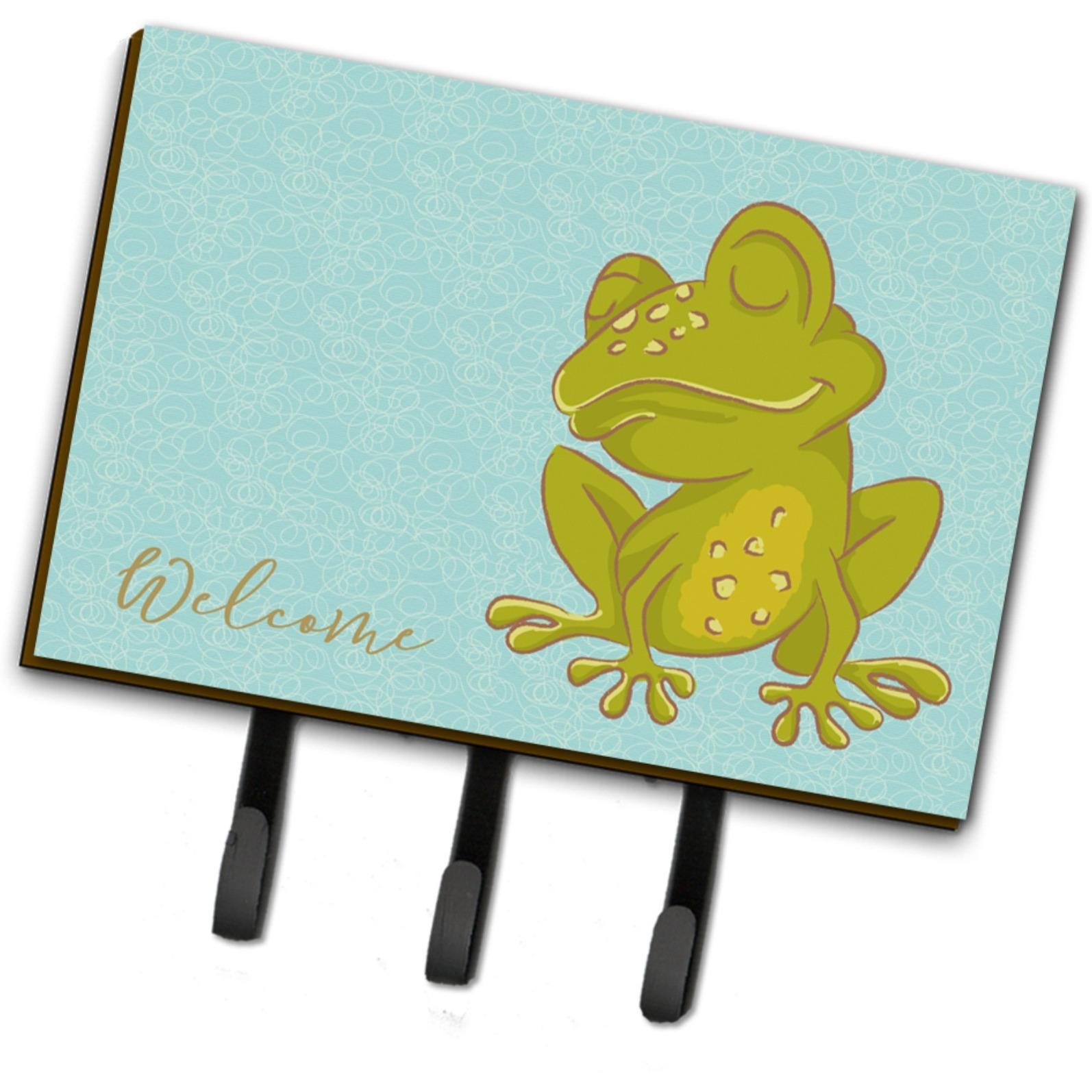&quotCaroline's Treasures Fog Welcome Wall Hook, Triple"