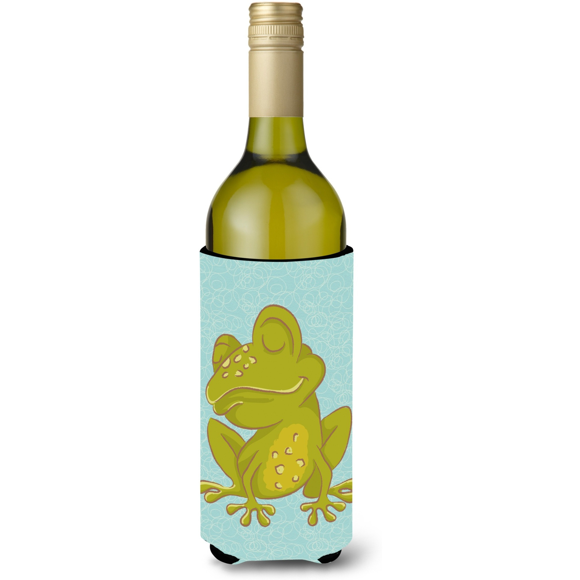 &quotCaroline's Treasures Frog Artwork Decorative Bottle Hugger, 750 ml, Multicolor"
