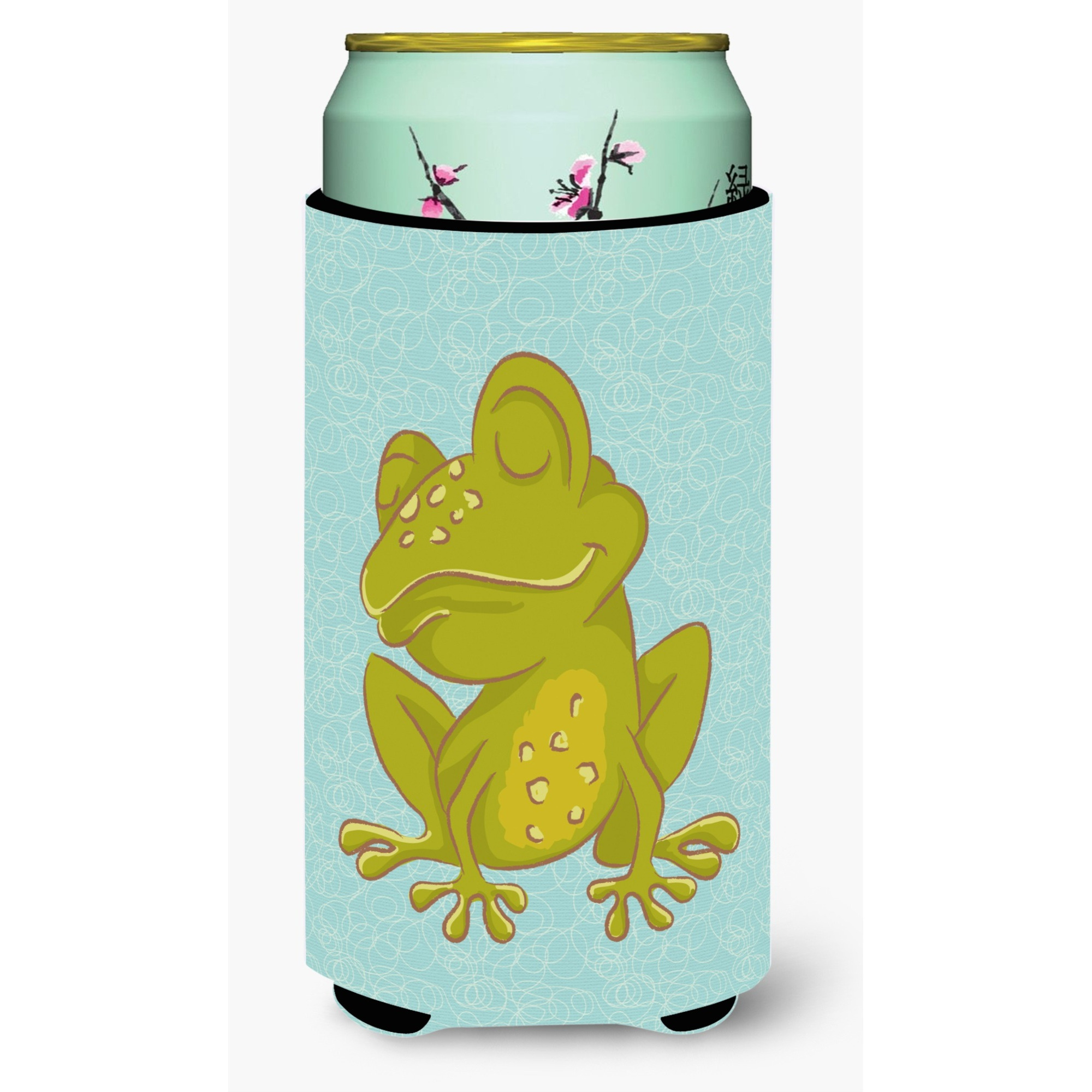 &quotCaroline's Treasures Frog Artwork Decorative Can Hugger, Tall Boy, Multicolor"