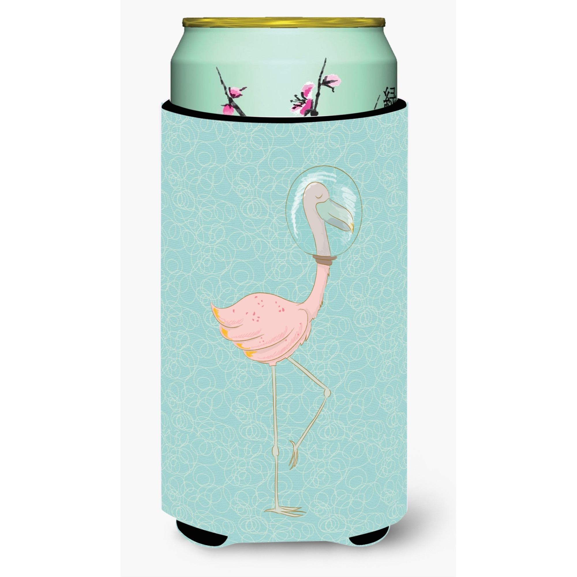 &quotCaroline's Treasures Flamingo Underwater Decorative Can Hugger, Tall Boy, Multicolor"
