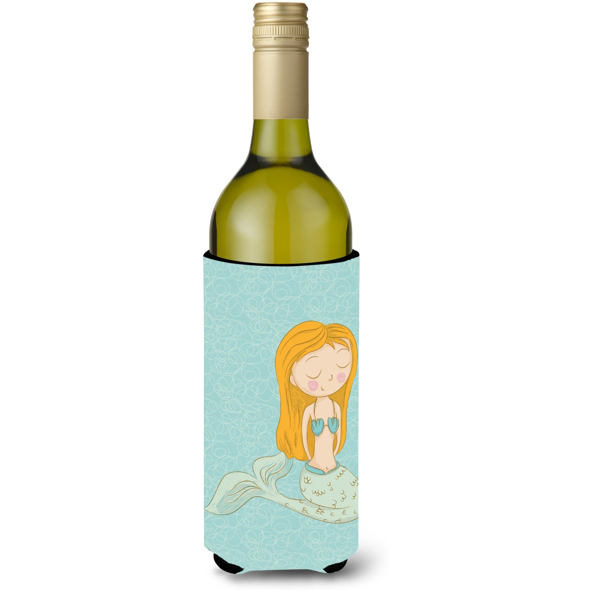 &quotCaroline's Treasures Mermaid Decorative Bottle Hugger, 750 ml, Multicolor"