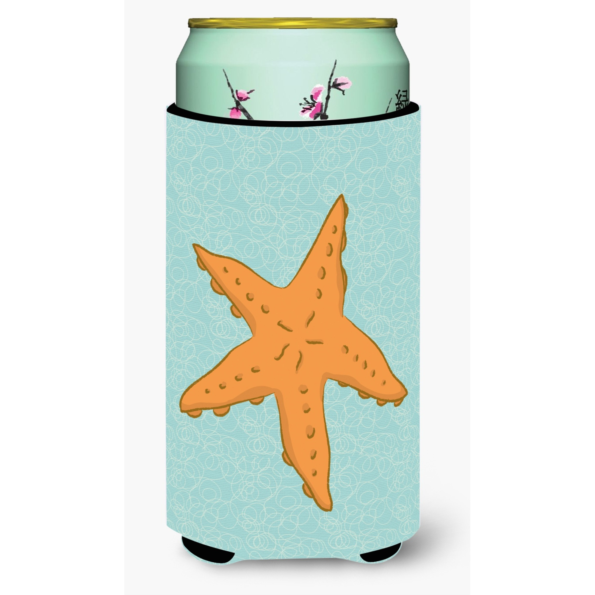 &quotCaroline's Treasures Starfish Decorative Can Hugger, Tall Boy, Multicolor"