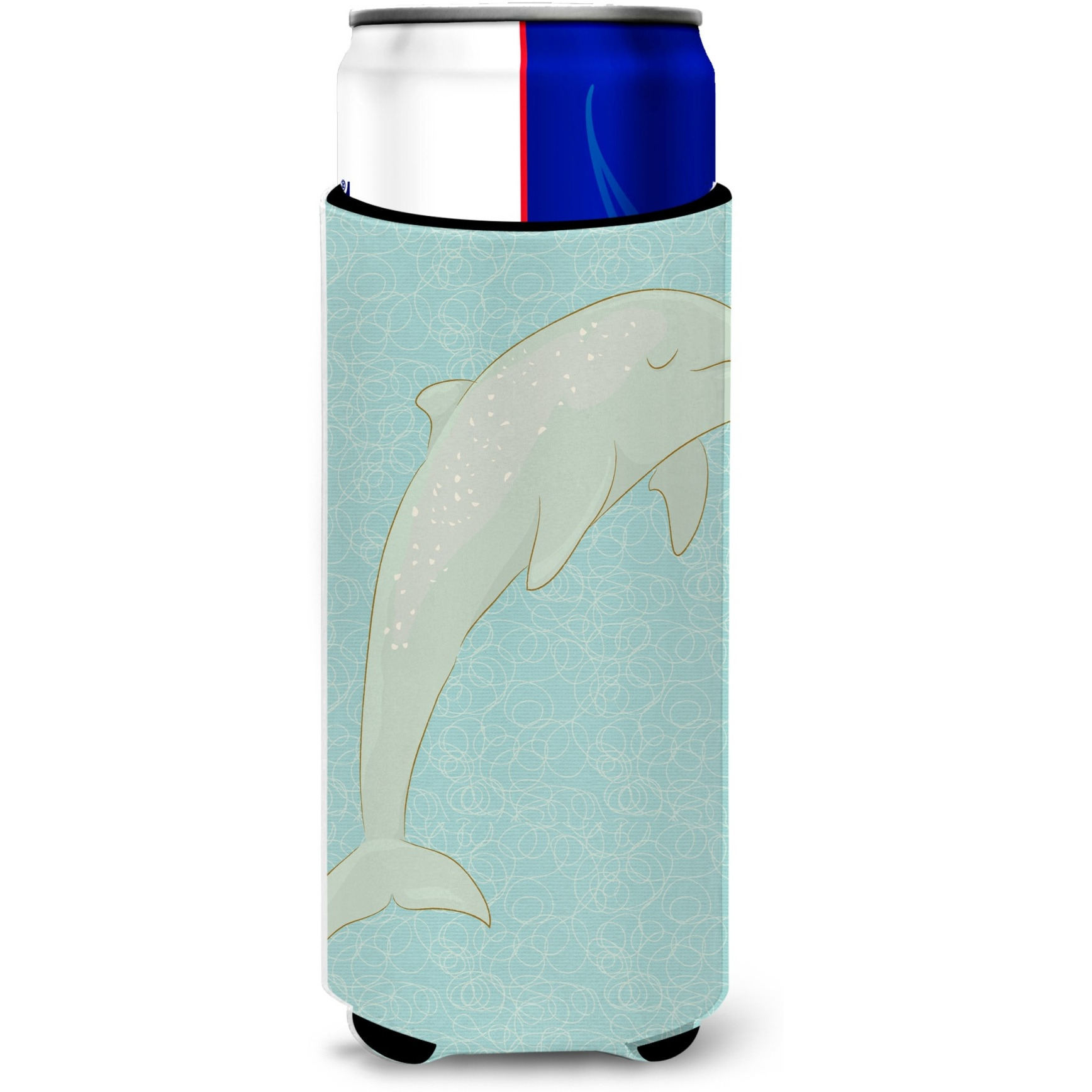 &quotCaroline's Treasures Dolphin Decorative Can Hugger, Slim, Multicolor"
