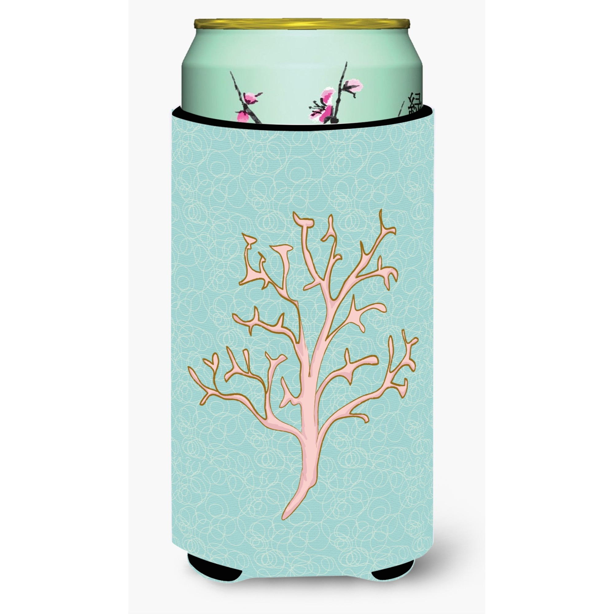 &quotCaroline's Treasures Coral Artwork Decorative Can Hugger, Tall Boy, Multicolor"