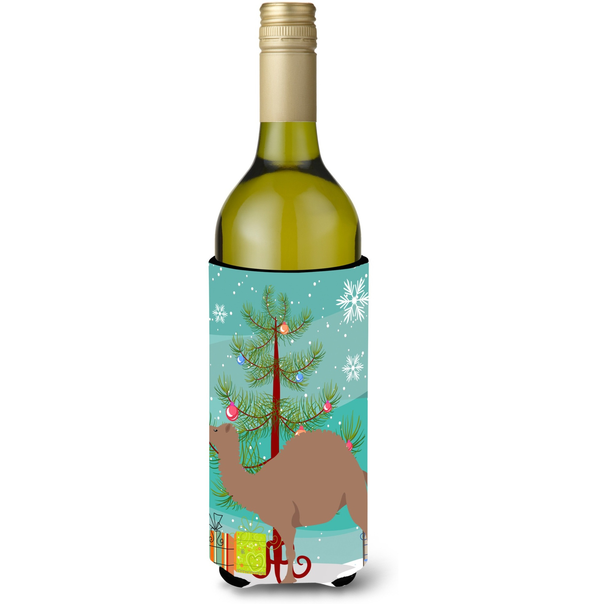 &quotCaroline's Treasures F1 Hybrid Camel Christmas Decorative Bottle Hugger, 750ml, Multicolor"