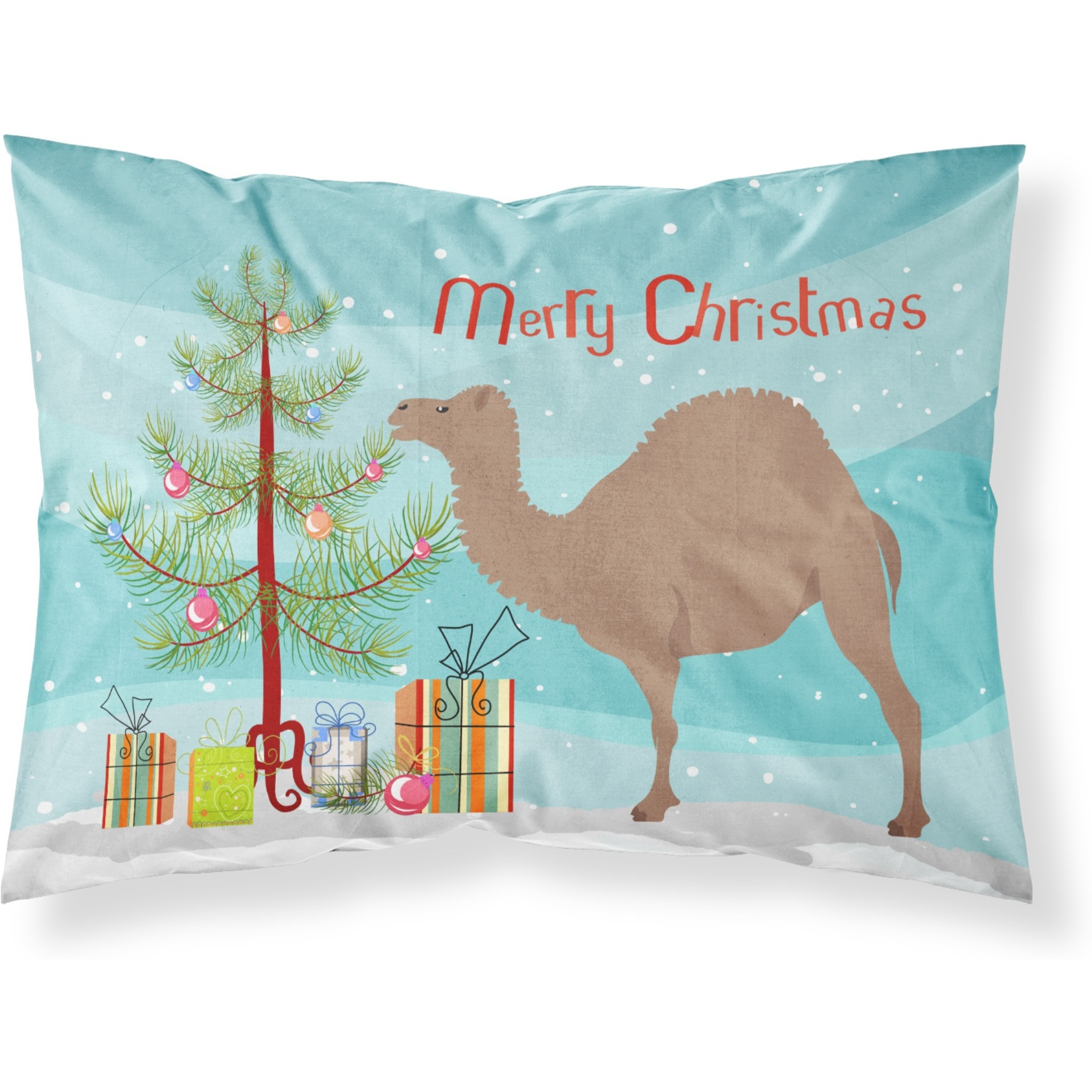 &quotCaroline's Treasures F1 Hybrid Camel Christmas Pillowcase, Standard, Multicolor"