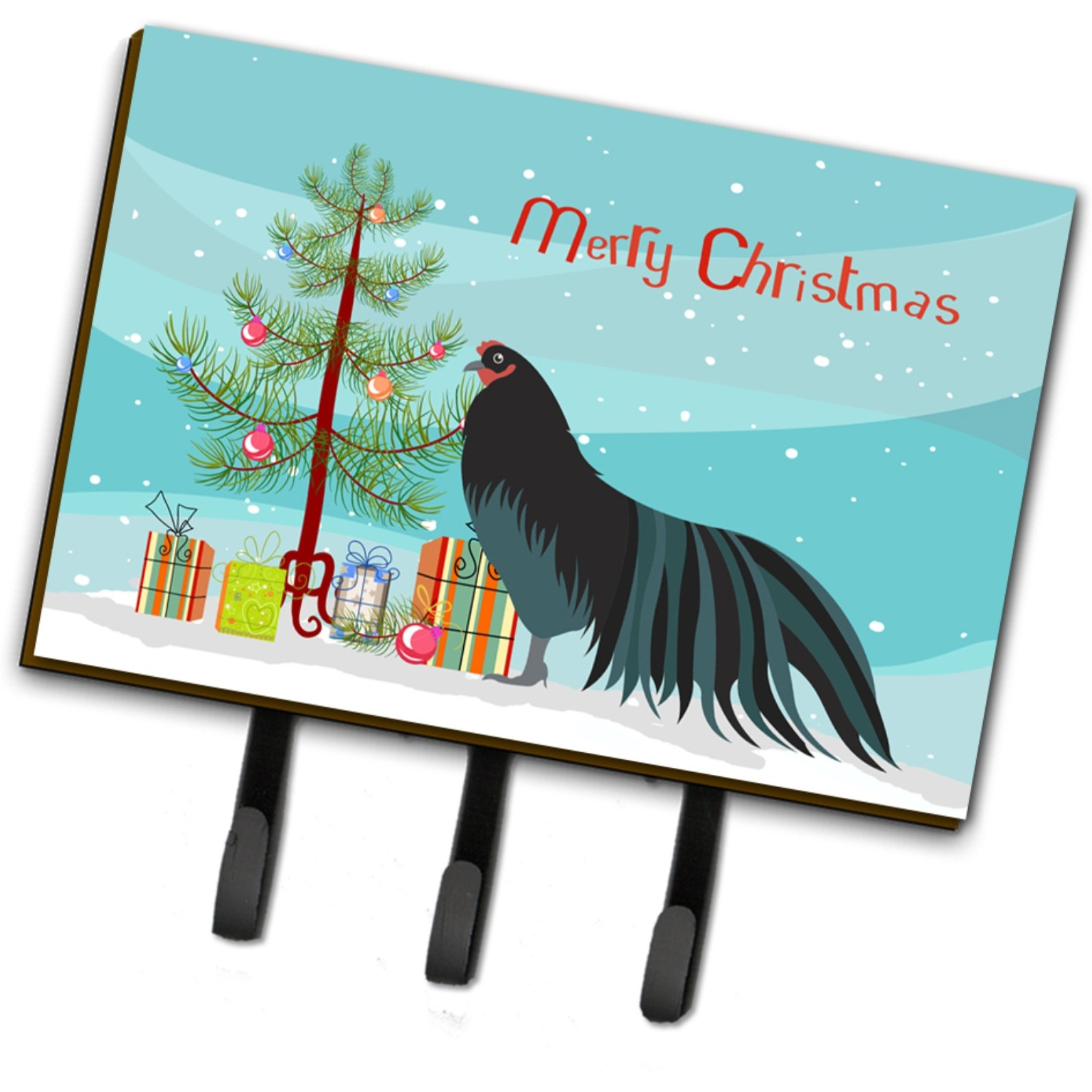 &quotCaroline's Treasures Sumatra Chicken Christmas Wall Hook, Triple"