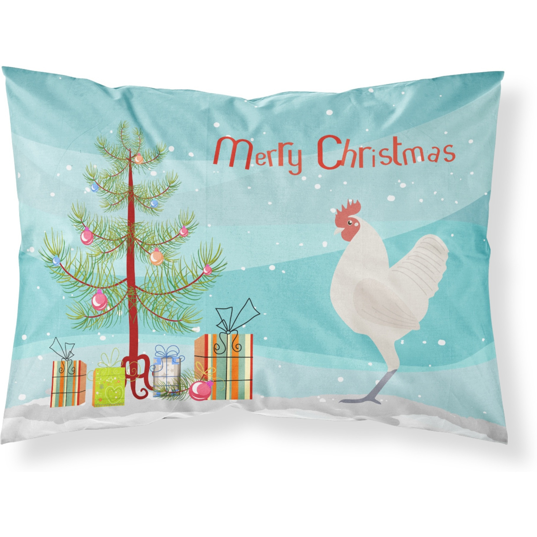 &quotCaroline's Treasures German Langshan Chicken Christmas Pillowcase, Standard, Multicolor"