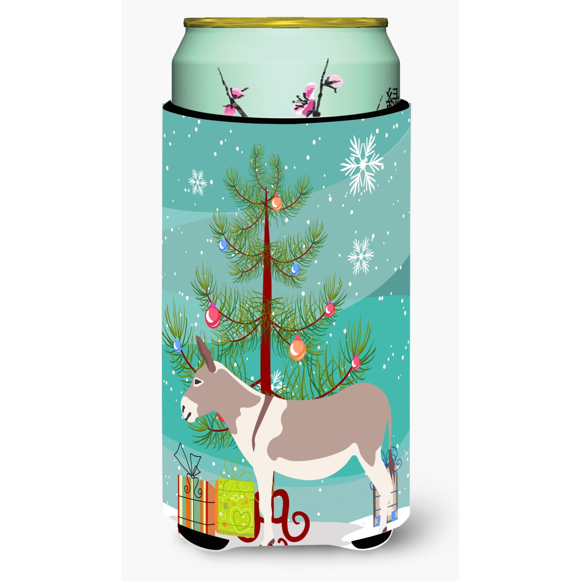 &quotCaroline's Treasures Australian Teamster Donkey Christmas Decorative Can Hugger, Tall, Multicolor"