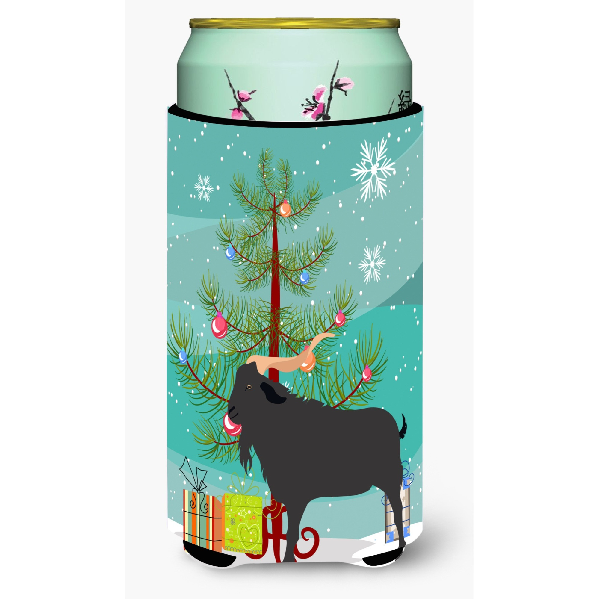 &quotCaroline's Treasures Verata Goat Christmas Decorative Can Hugger, Tall, Multicolor"