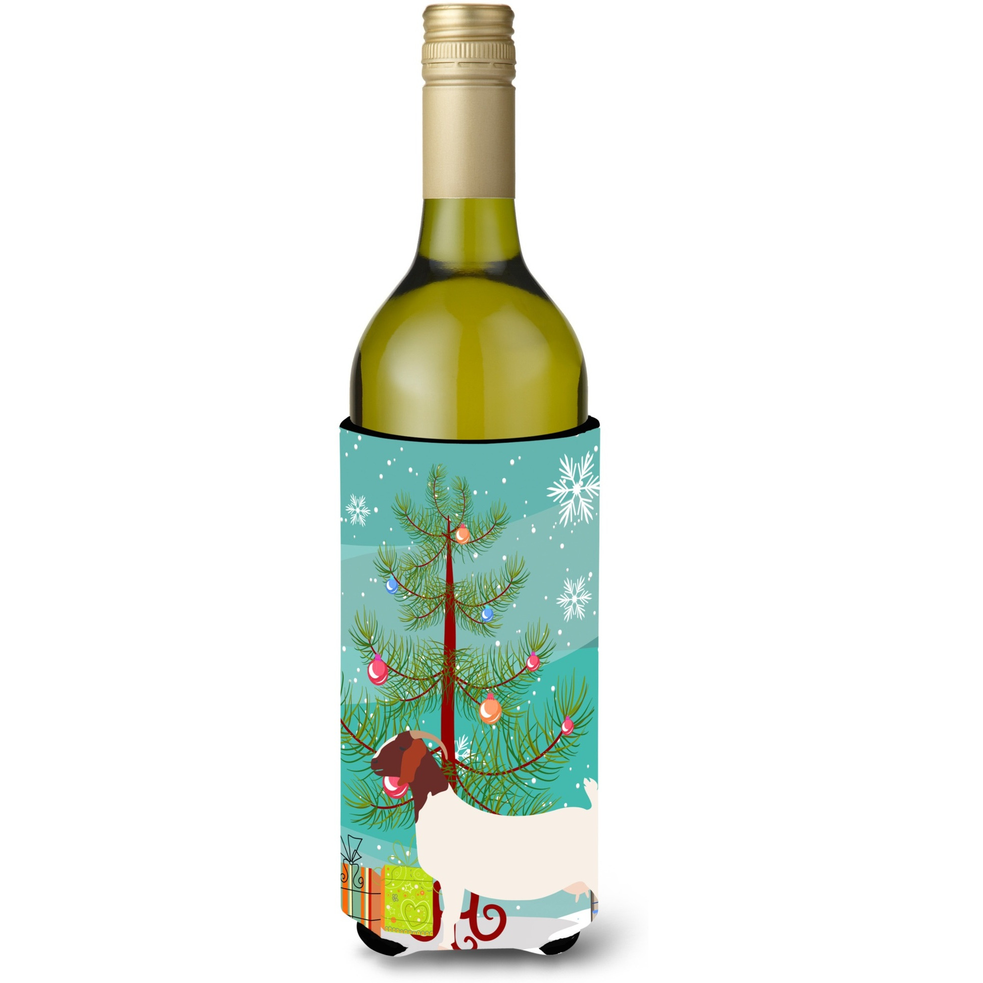&quotCaroline's Treasures Boer Goat Christmas Decorative Bottle Hugger, 750ml, Multicolor"