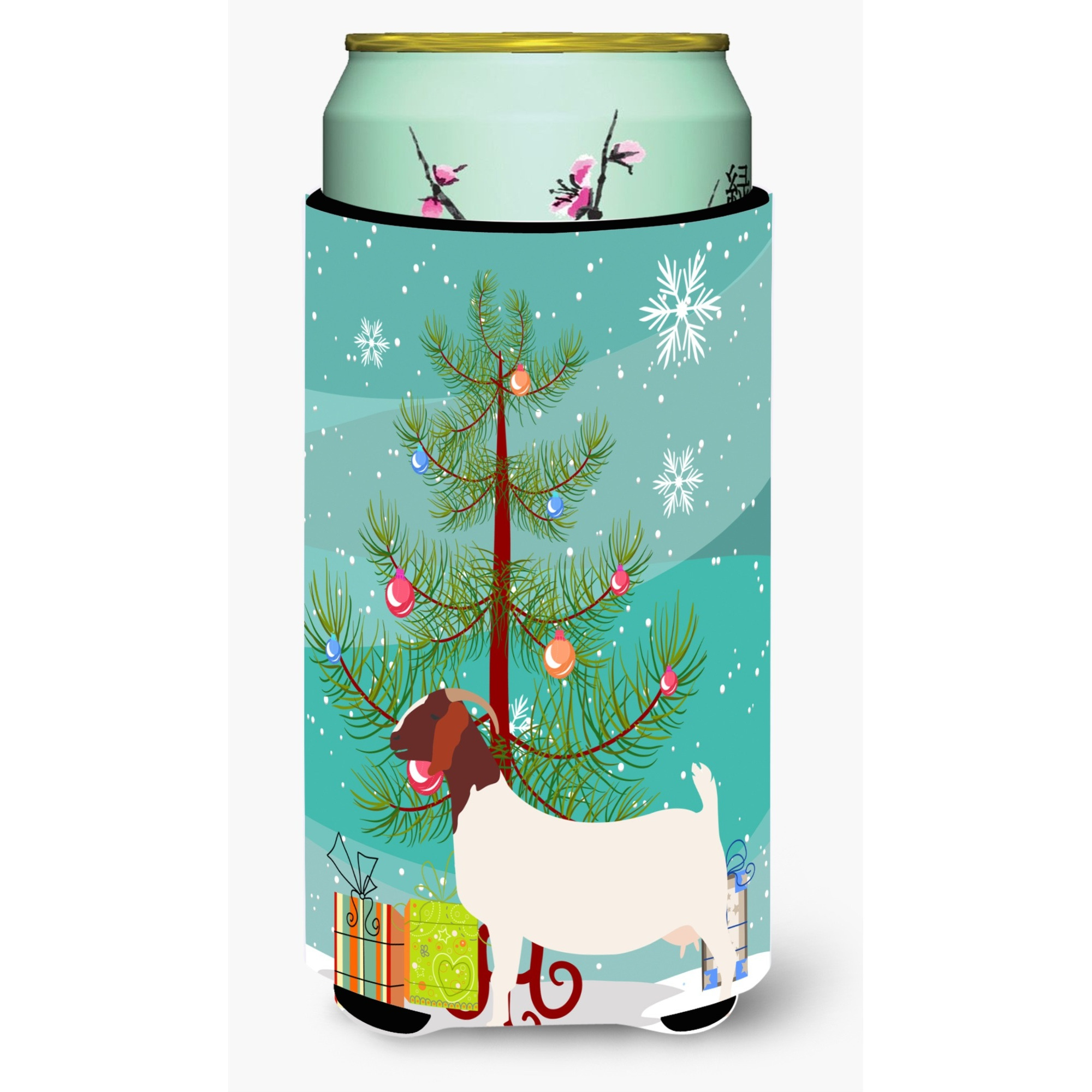&quotCaroline's Treasures Boer Goat Christmas Decorative Can Hugger, Tall, Multicolor"