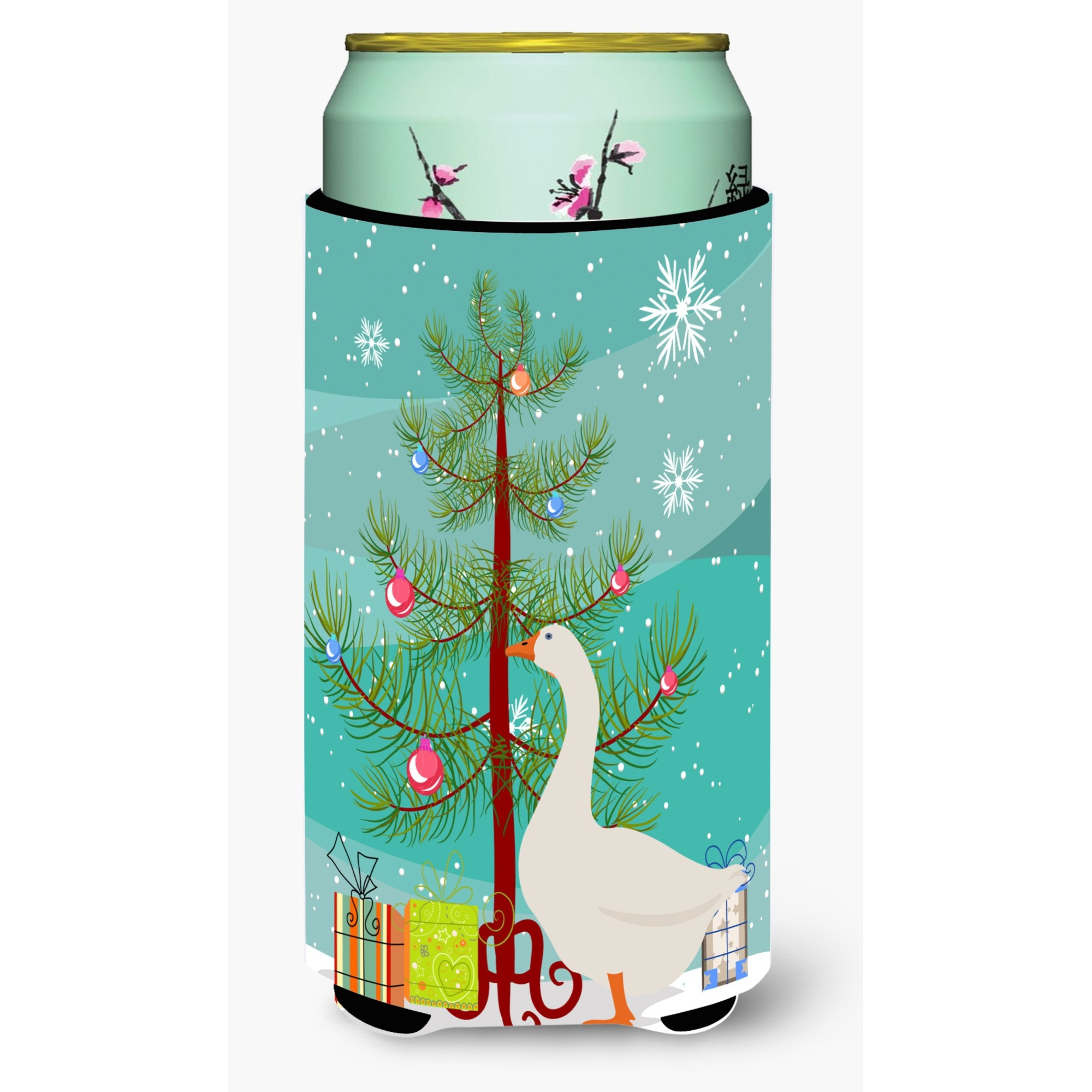 &quotCaroline's Treasures Embden Goose Christmas Decorative Can Hugger, Tall, Multicolor"