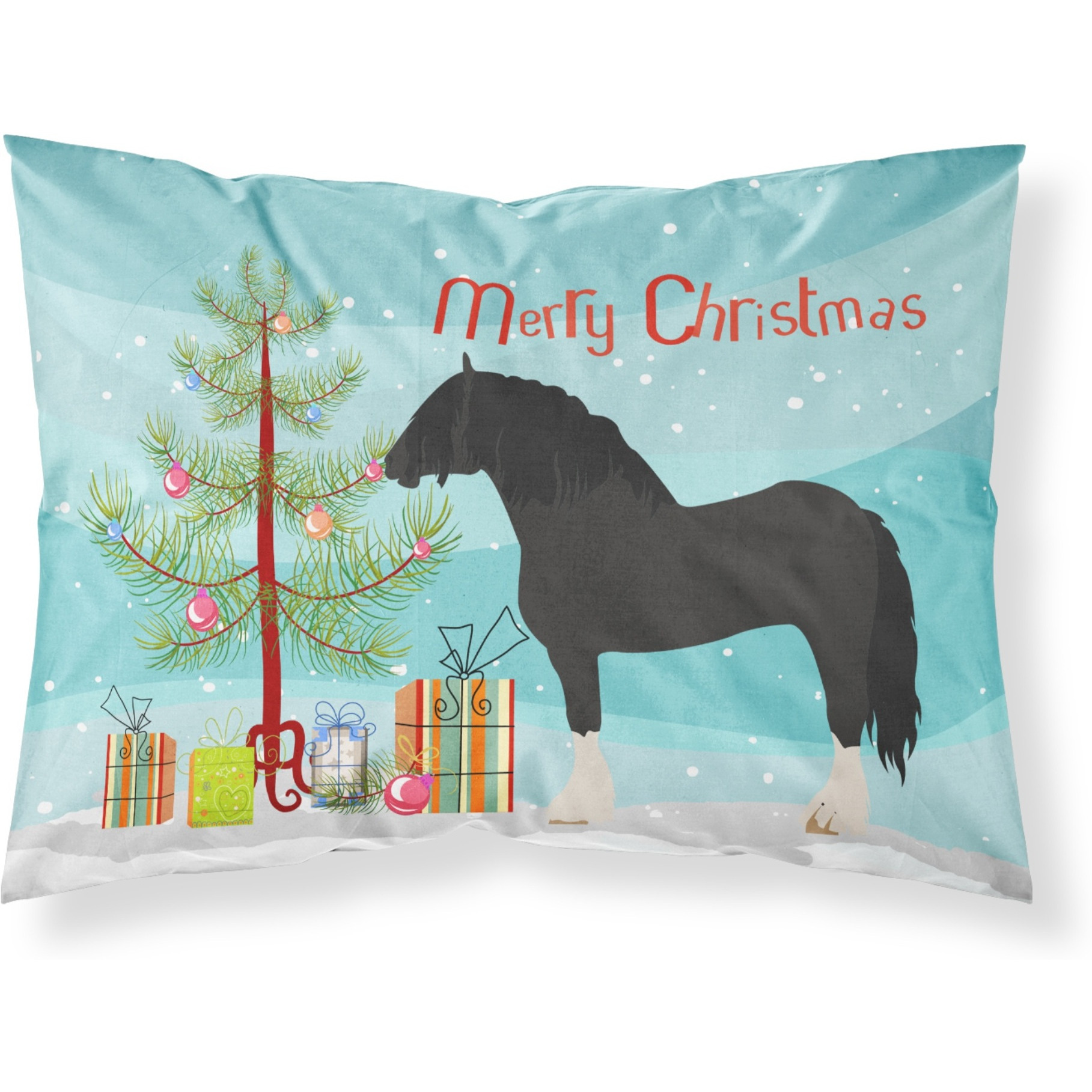 &quotCaroline's Treasures Pomeranian Rogener Goose Christmas Pillowcase, Standard, Multicolor"