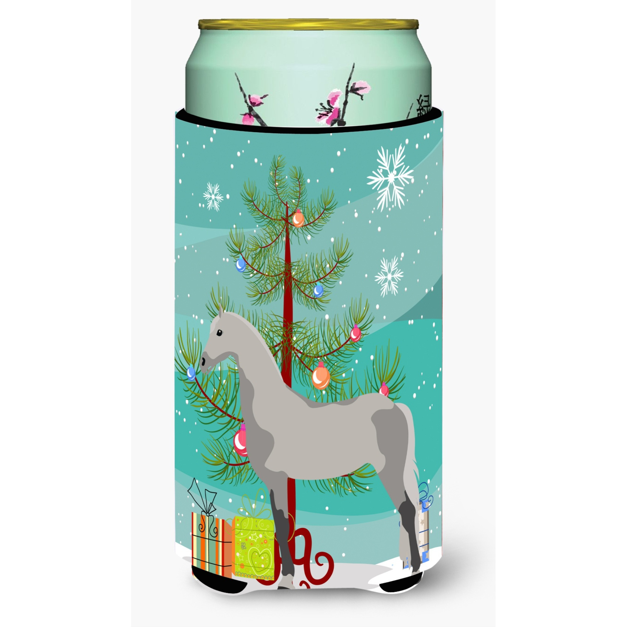 &quotCaroline's Treasures Orlov Trotter Horse Christmas Decorative Can Hugger, Tall, Multicolor"