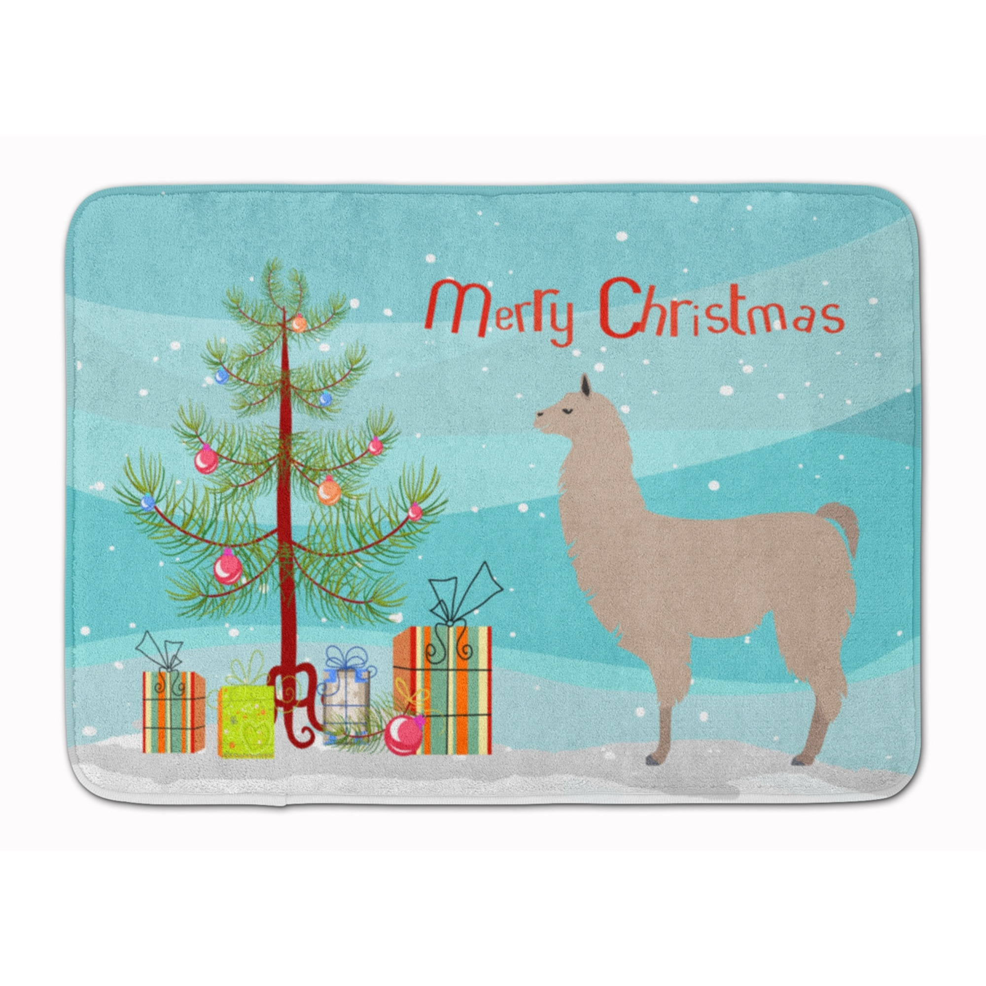&quotCaroline's Treasures Llama Christmas Floor Mat, 19"" x 27"", Multicolor"