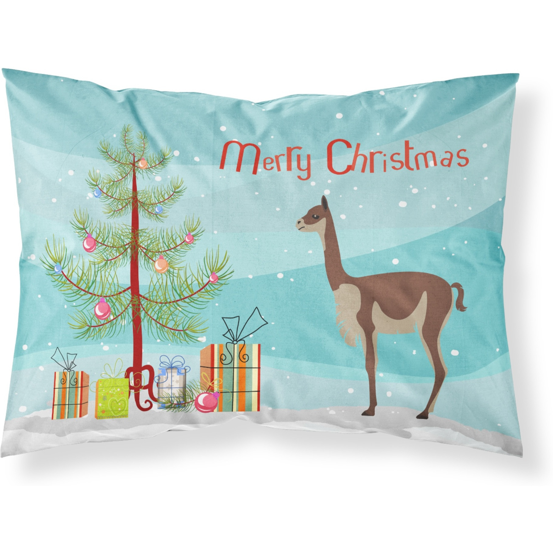 &quotCaroline's Treasures Vicugna or Vicuna Christmas Pillowcase, Standard, Multicolor"
