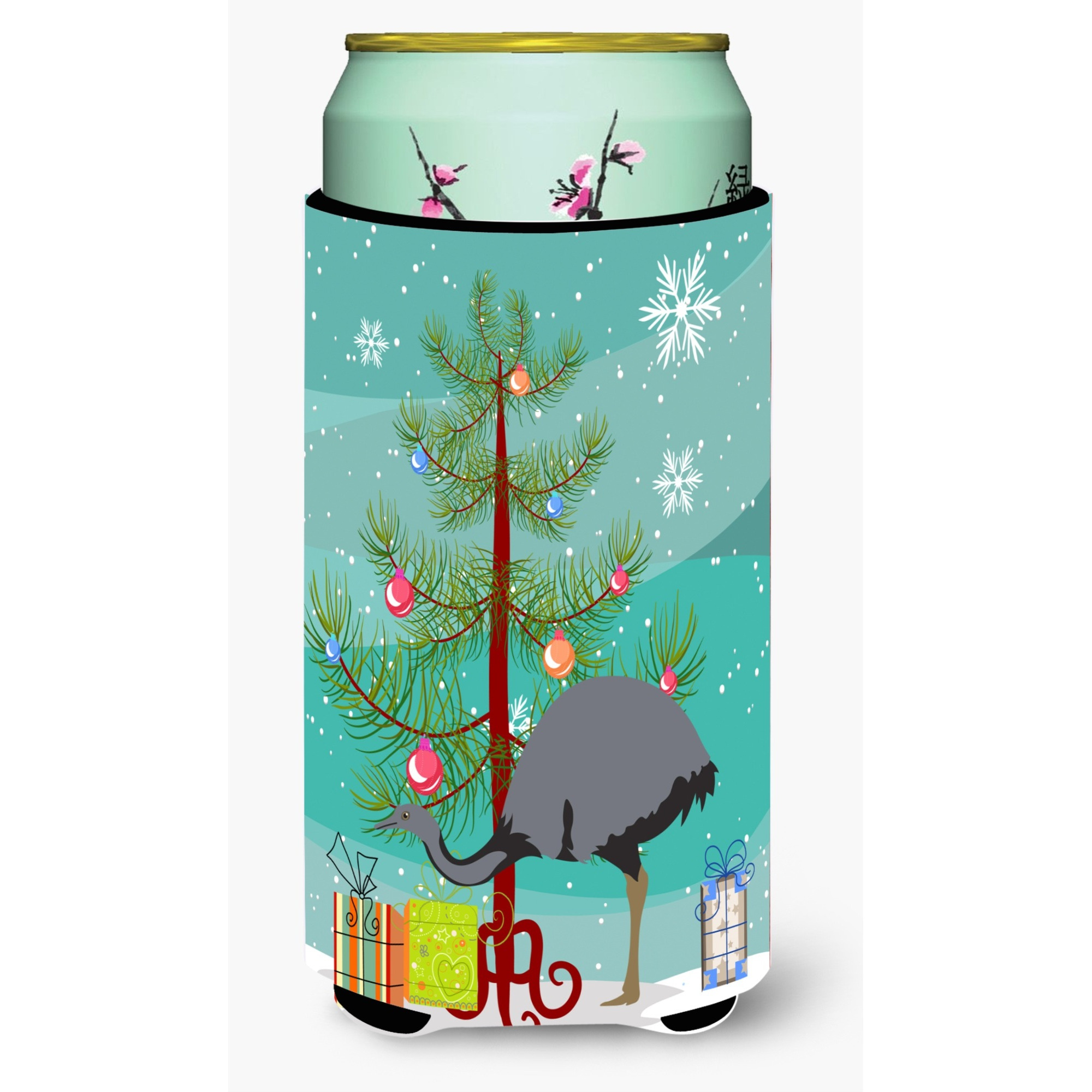 &quotCaroline's Treasures Rhea Christmas Decorative Can Hugger, Tall, Multicolor"