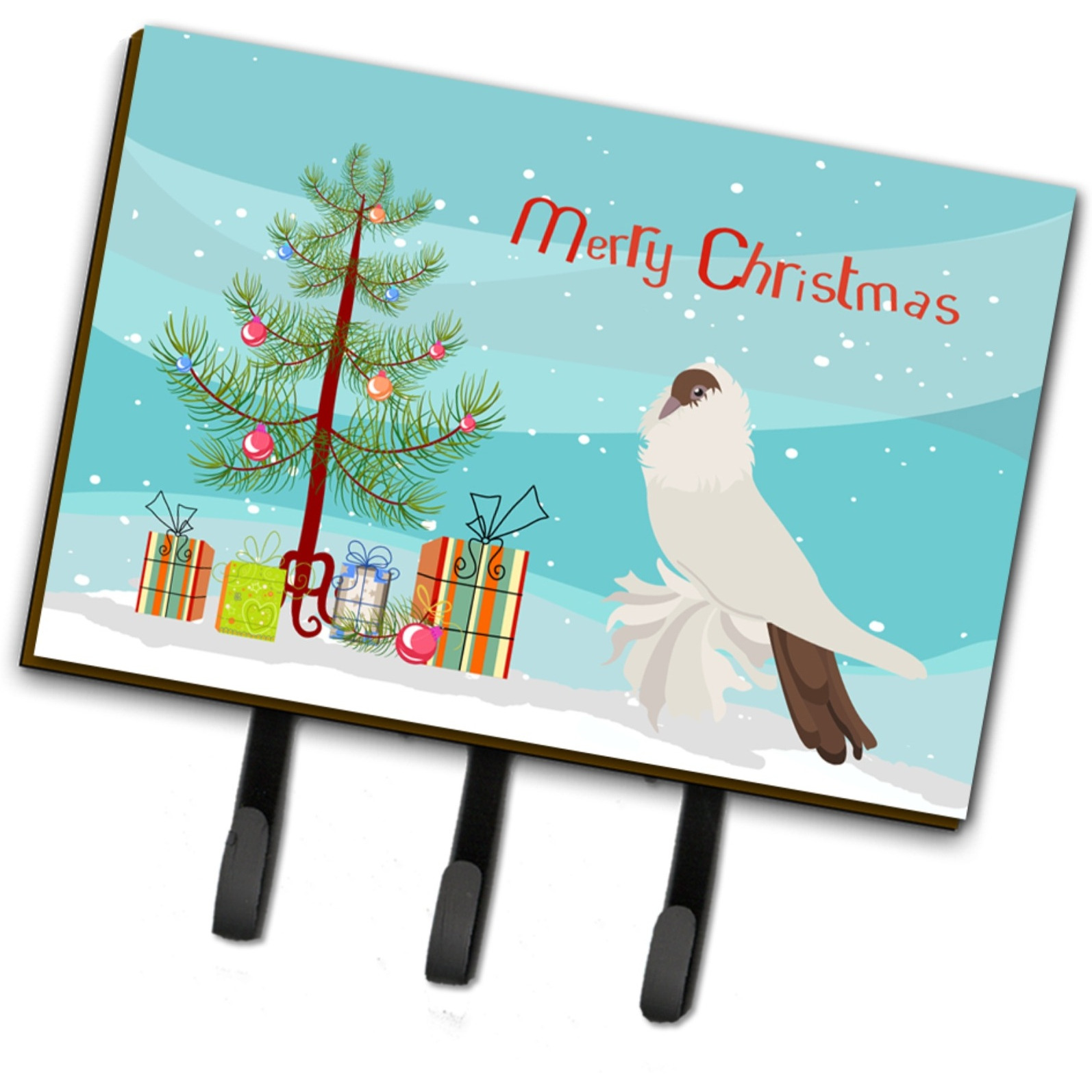 &quotCaroline's Treasures German Helmet Pigeon Christmas Wall Hook, Triple"